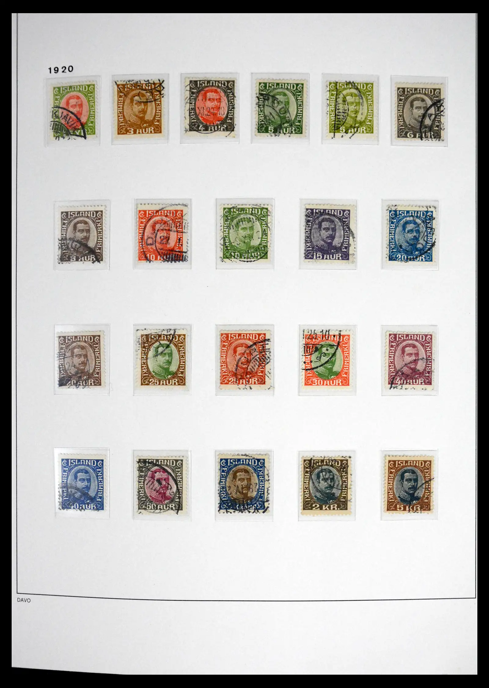 41500 0019 - Stamp collection 41500 Iceland supercollection 1873-1999.