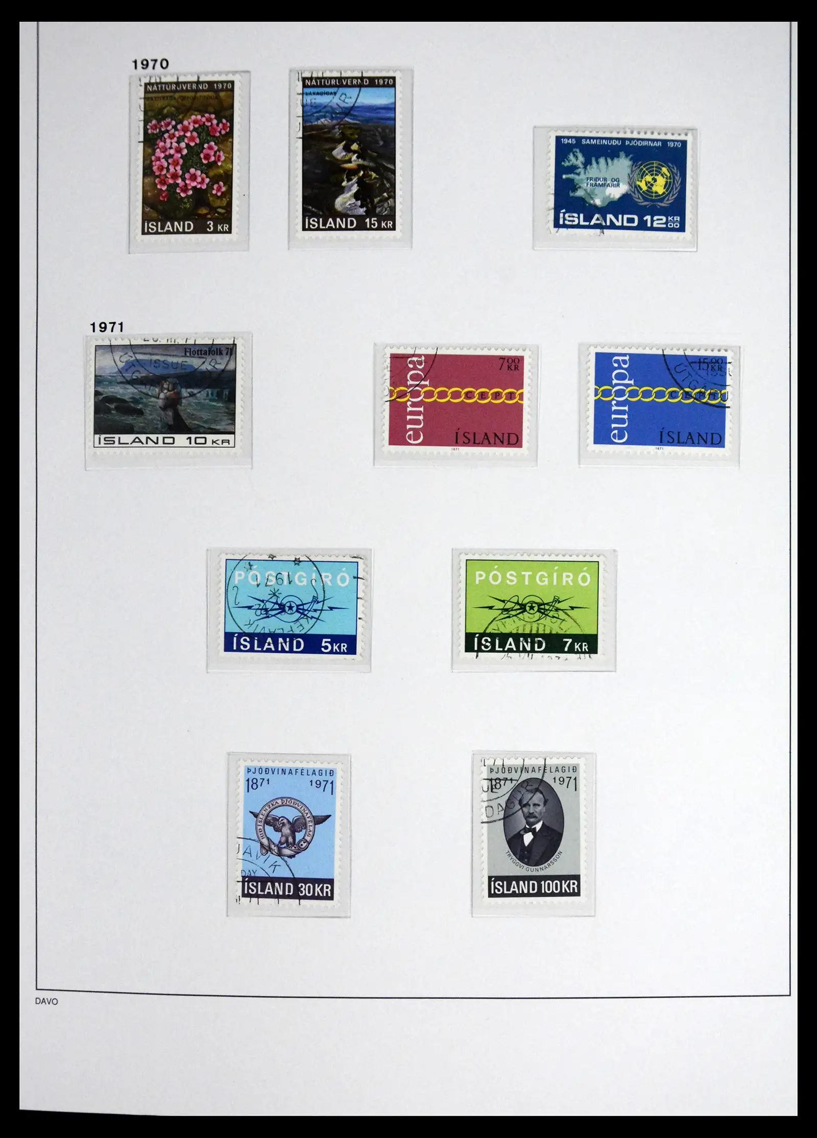41500 0050 - Stamp collection 41500 Iceland supercollection 1873-1999.