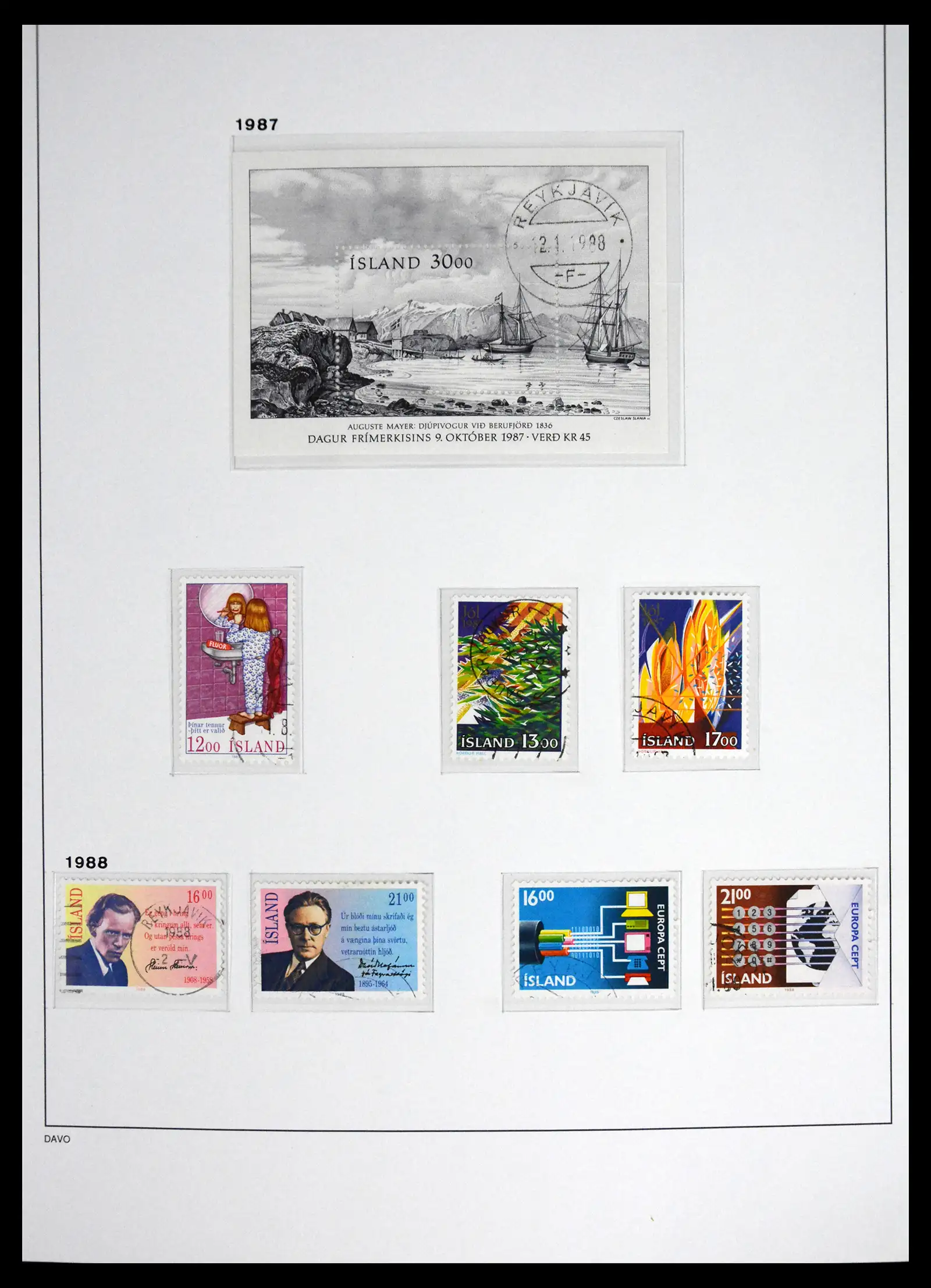 41500 0074 - Stamp collection 41500 Iceland supercollection 1873-1999.