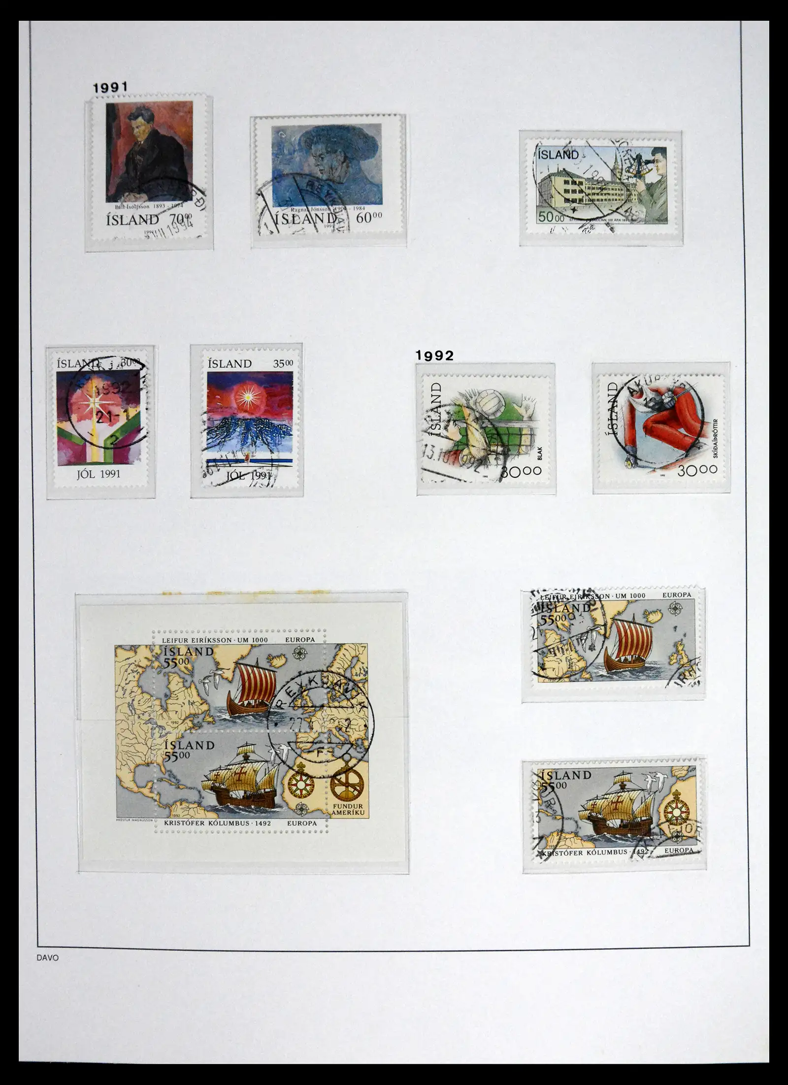 41500 0082 - Stamp collection 41500 Iceland supercollection 1873-1999.