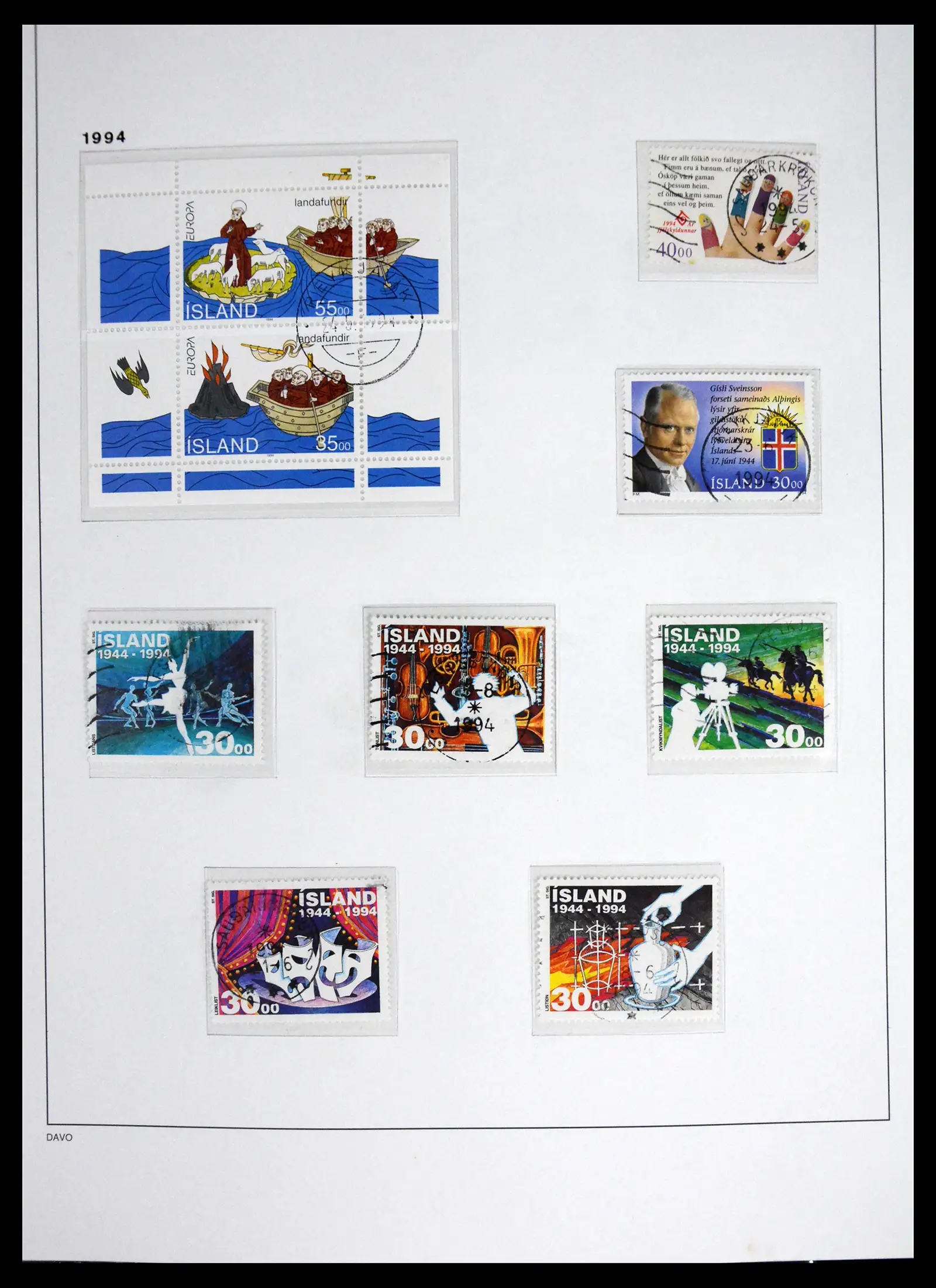 41500 0087 - Stamp collection 41500 Iceland supercollection 1873-1999.