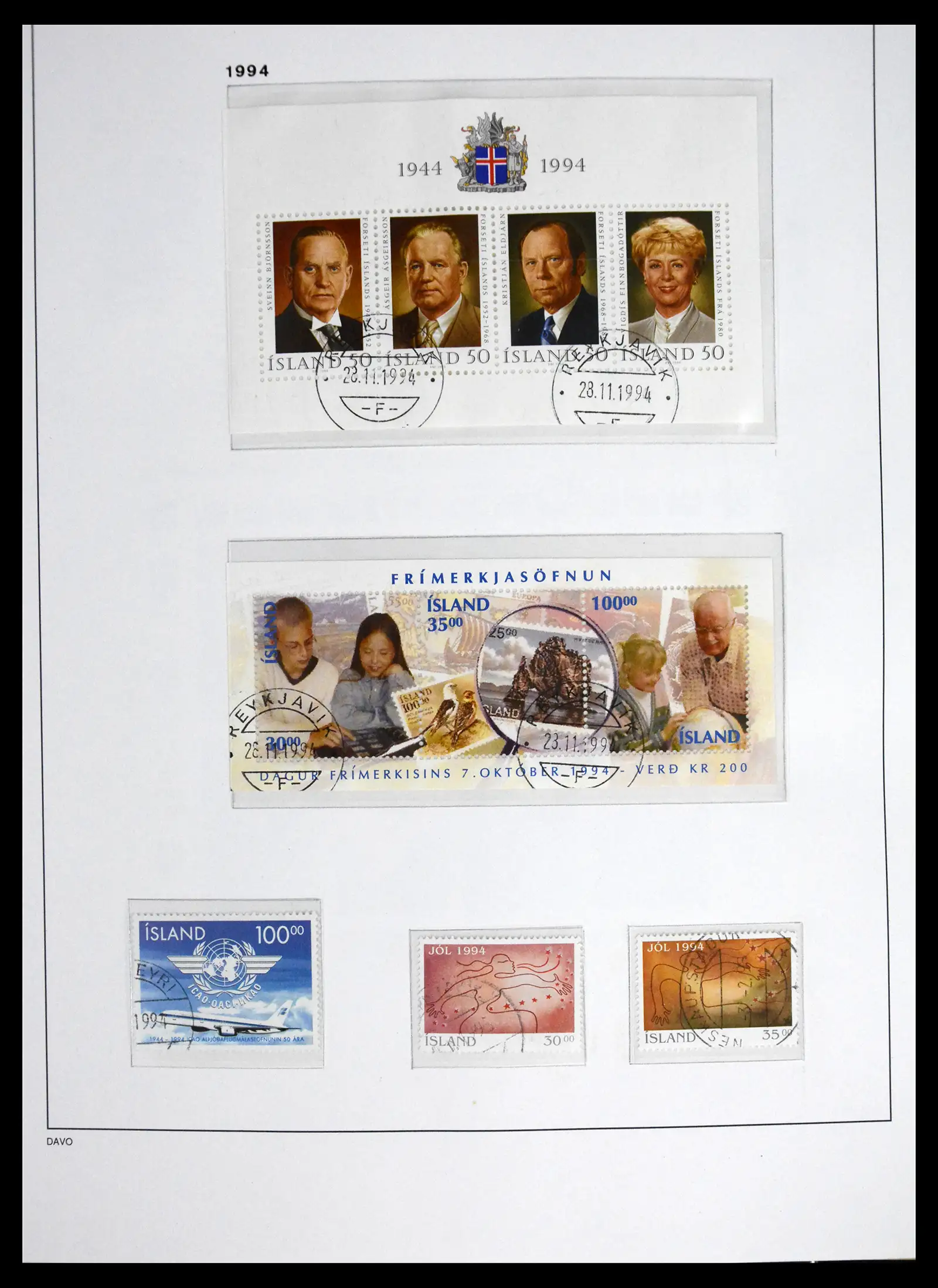 41500 0088 - Stamp collection 41500 Iceland supercollection 1873-1999.