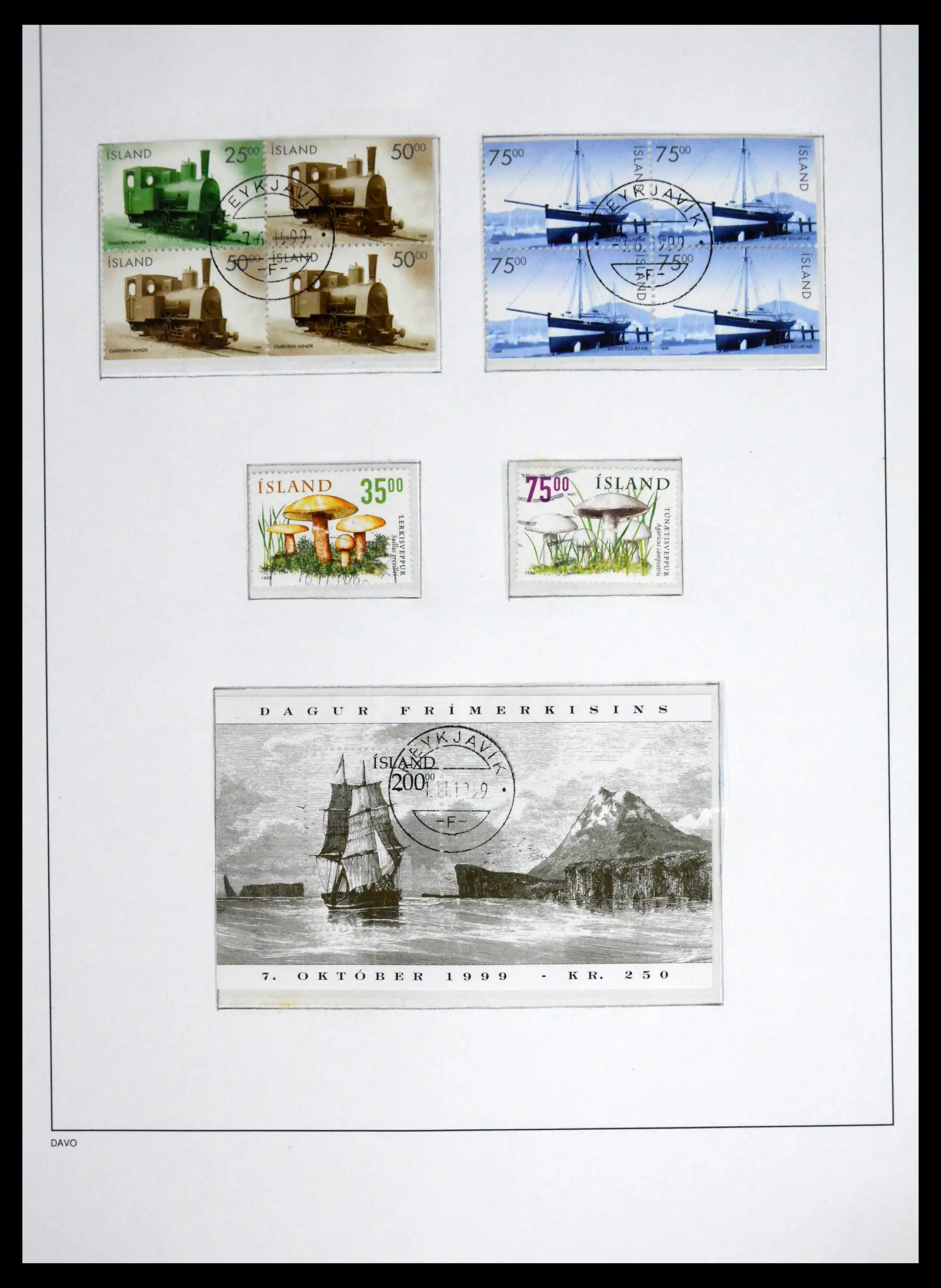 41500 0099 - Stamp collection 41500 Iceland supercollection 1873-1999.