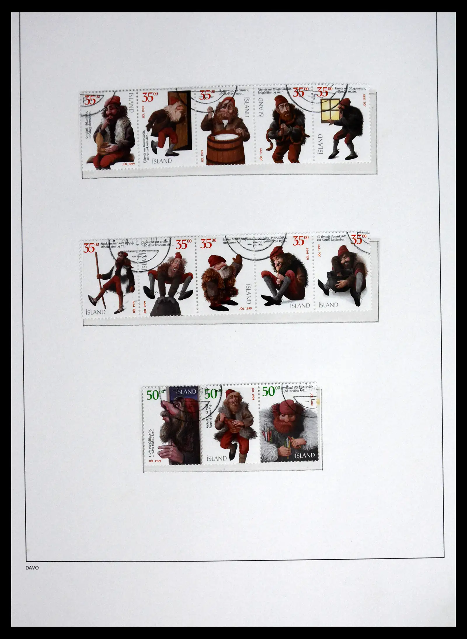 41500 0100 - Stamp collection 41500 Iceland supercollection 1873-1999.