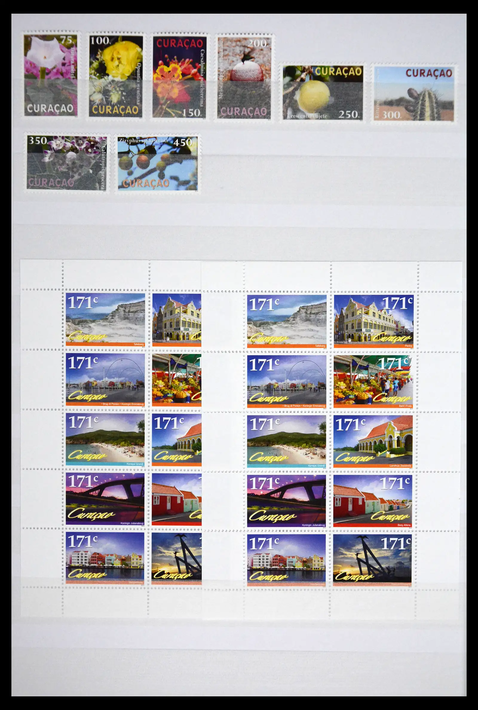 41507 0008 - Postzegelverzameling 41507 Nederlandse Antillen / Curaçao 2000-2017.