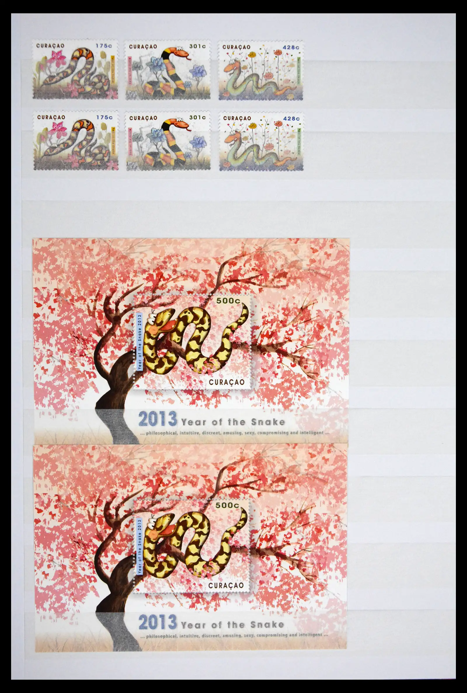 41507 0014 - Postzegelverzameling 41507 Nederlandse Antillen / Curaçao 2000-2017.