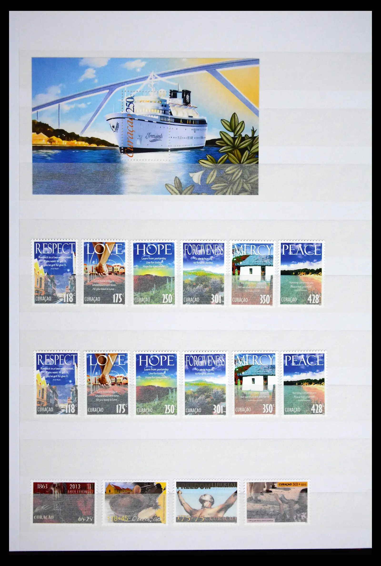 41507 0018 - Postzegelverzameling 41507 Nederlandse Antillen / Curaçao 2000-2017.