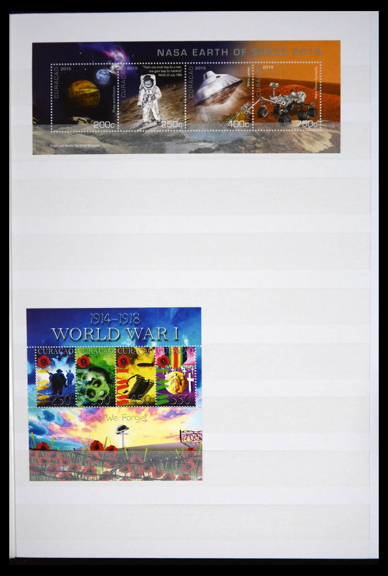 41507 0035 - Postzegelverzameling 41507 Nederlandse Antillen / Curaçao 2000-2017.