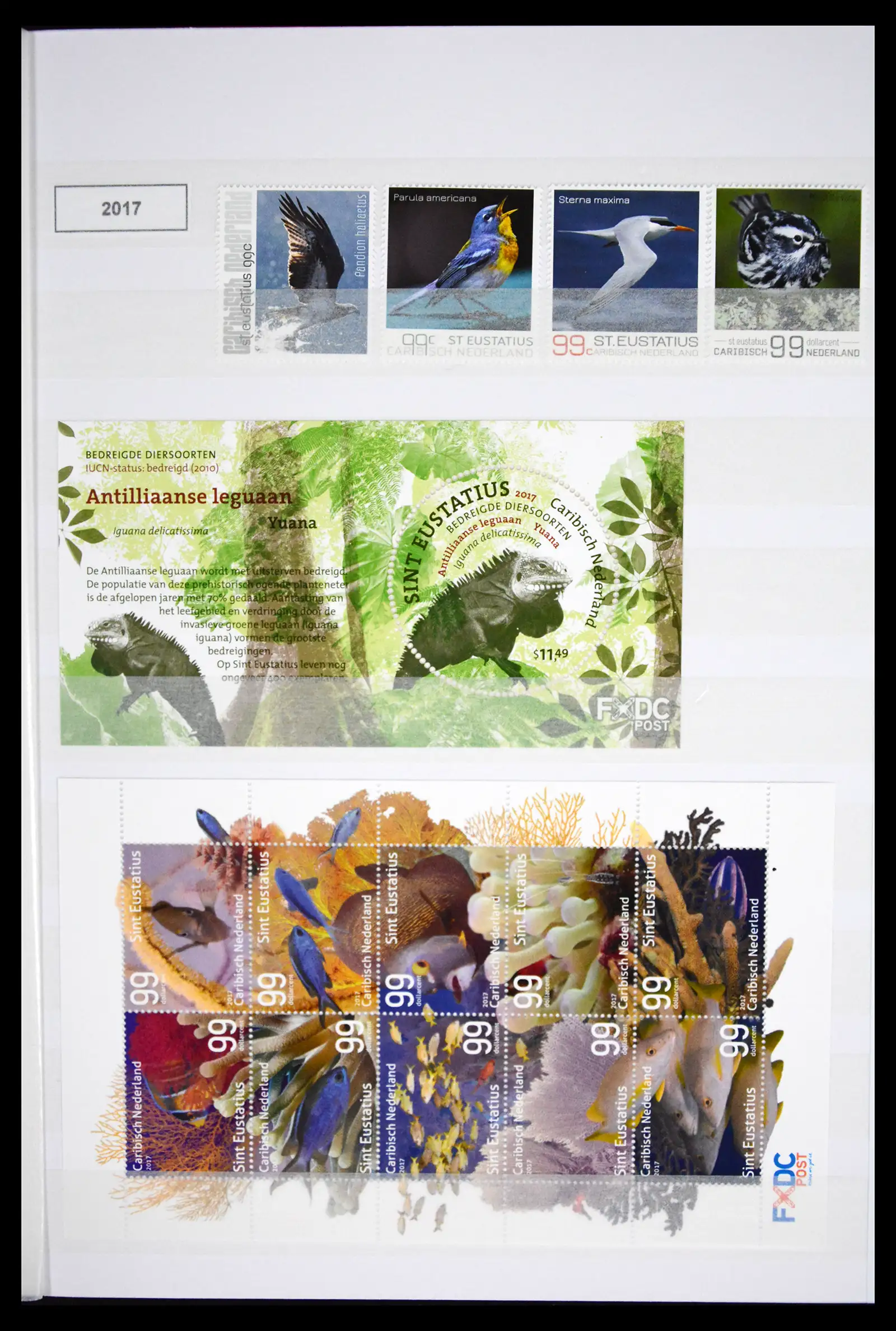 41507 0045 - Postzegelverzameling 41507 Nederlandse Antillen / Curaçao 2000-2017.