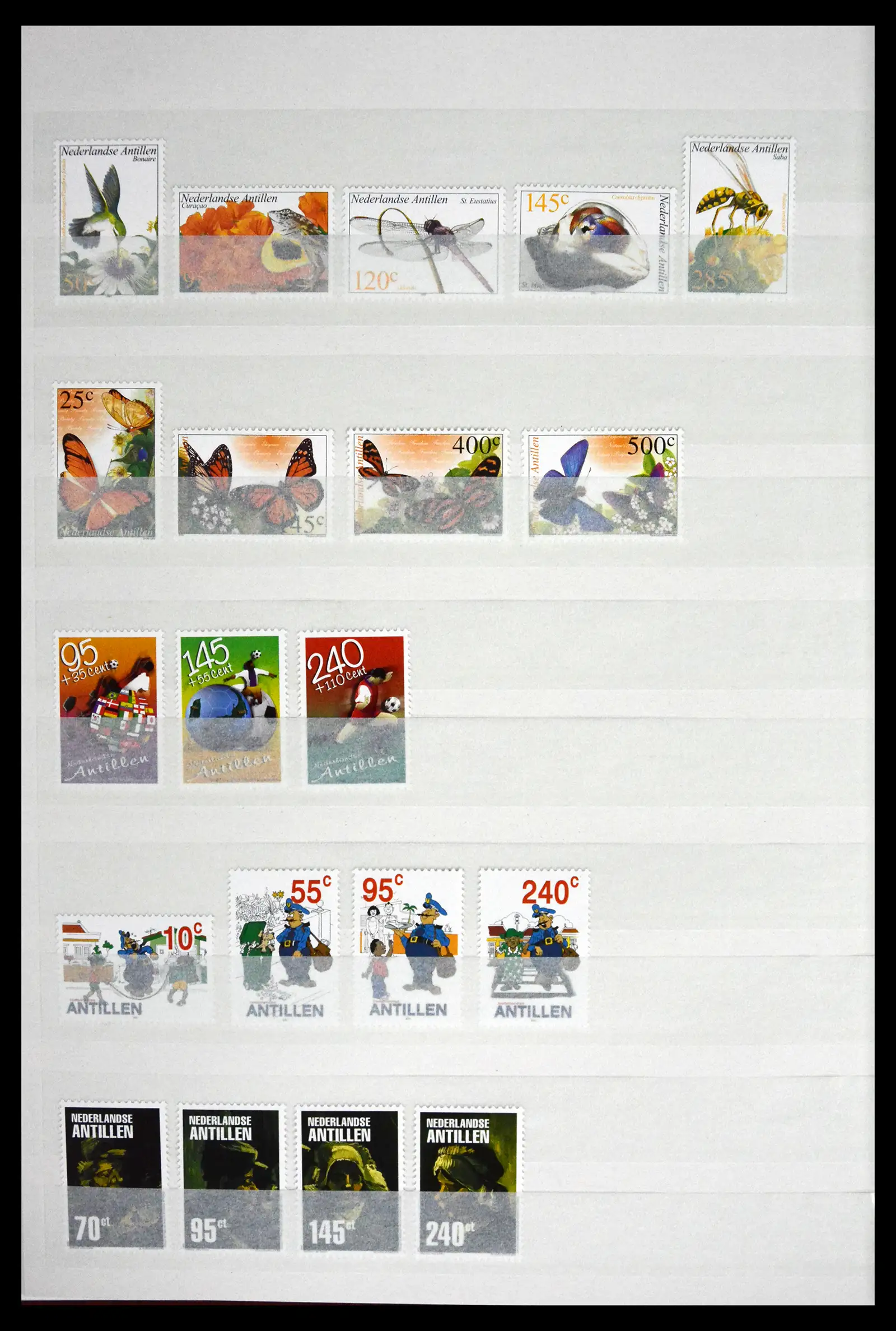 41507 0049 - Postzegelverzameling 41507 Nederlandse Antillen / Curaçao 2000-2017.