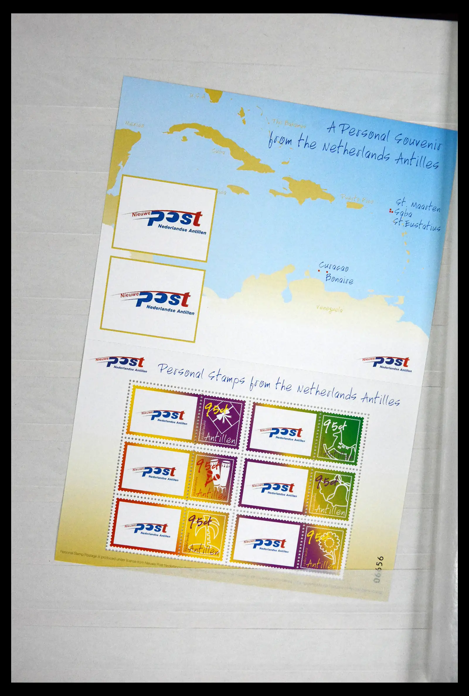 41507 0055 - Postzegelverzameling 41507 Nederlandse Antillen / Curaçao 2000-2017.