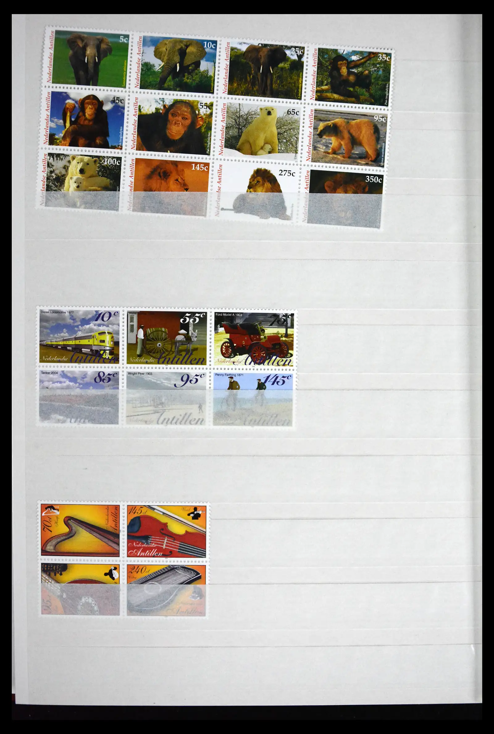 41507 0059 - Postzegelverzameling 41507 Nederlandse Antillen / Curaçao 2000-2017.