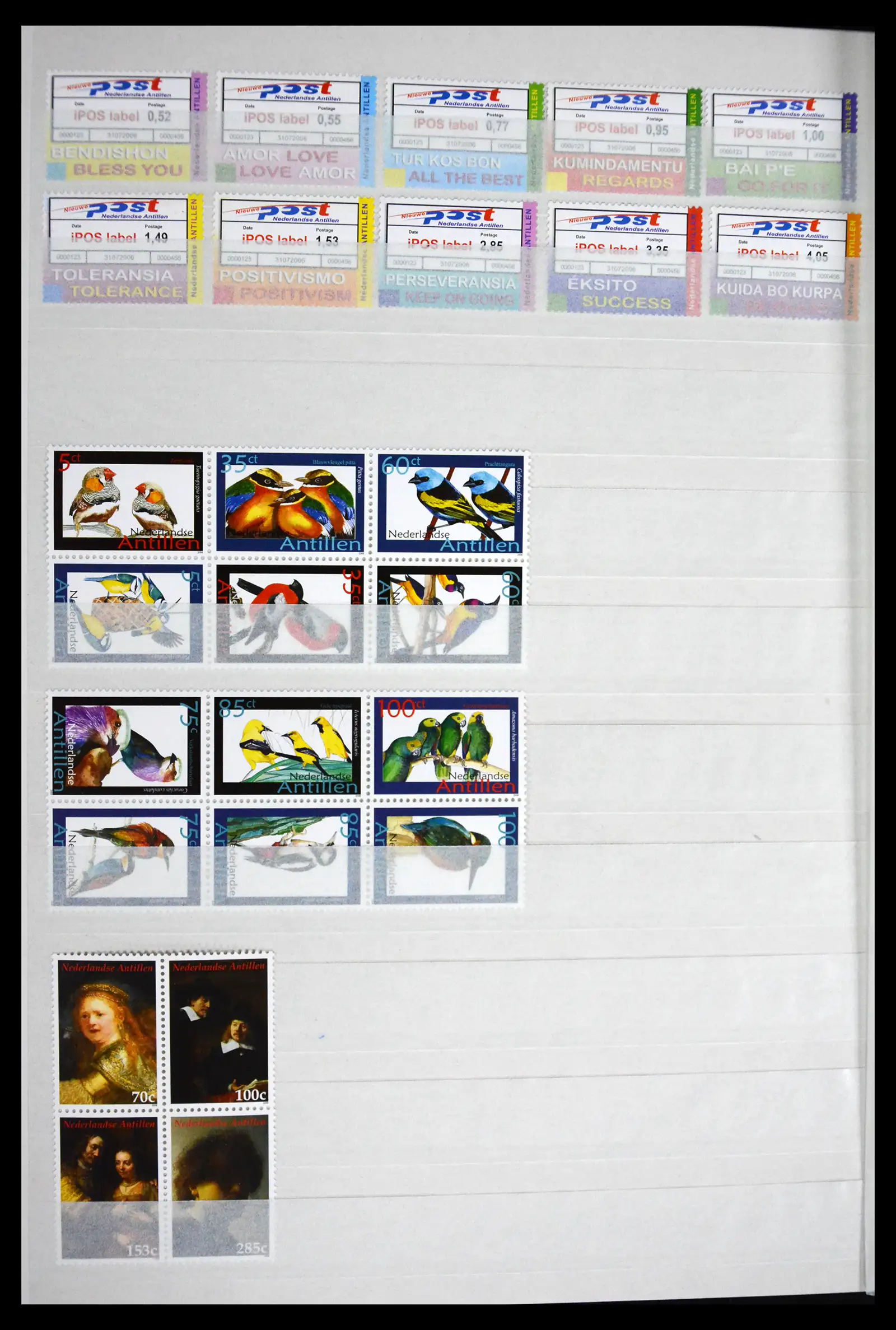 41507 0069 - Postzegelverzameling 41507 Nederlandse Antillen / Curaçao 2000-2017.