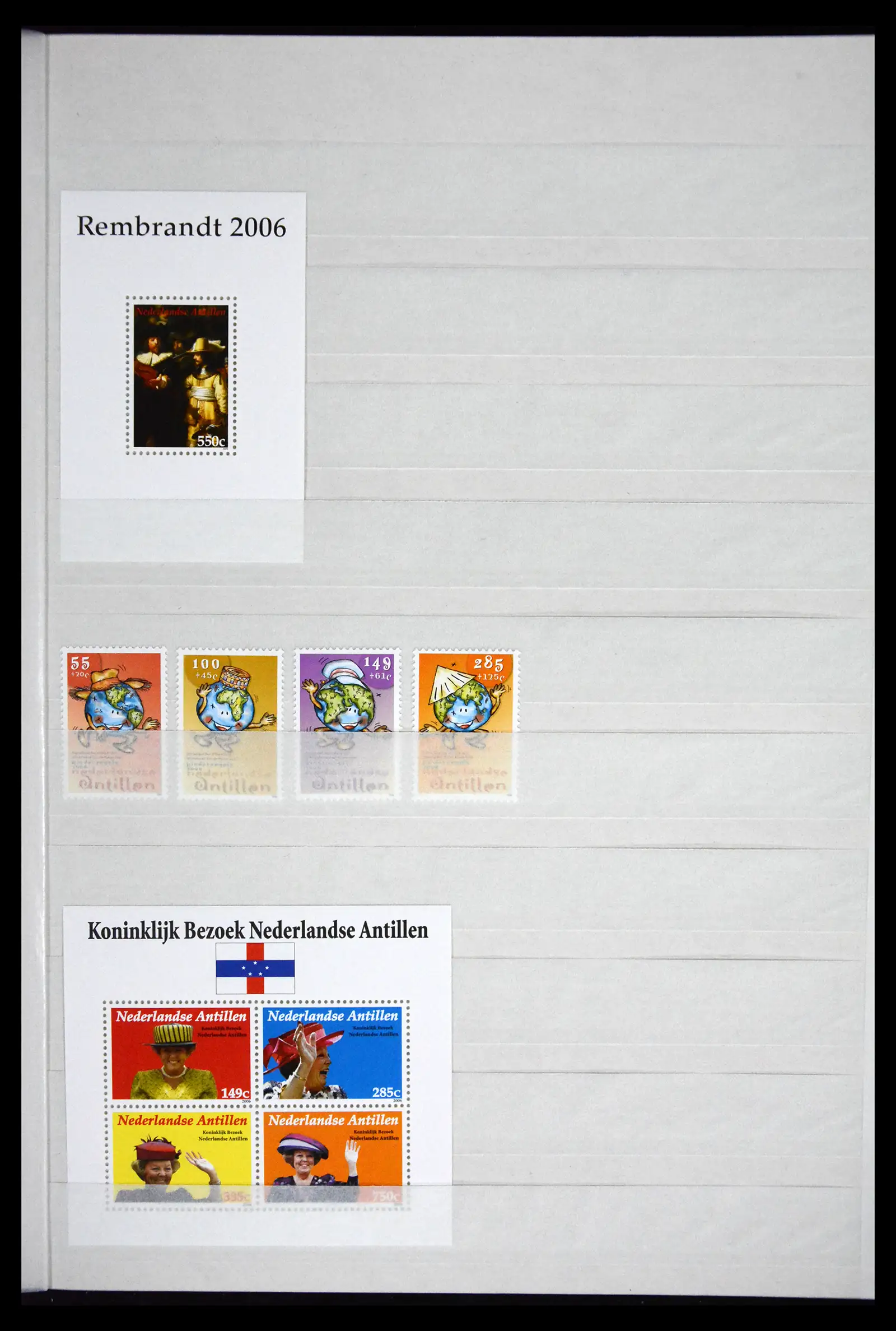 41507 0070 - Postzegelverzameling 41507 Nederlandse Antillen / Curaçao 2000-2017.