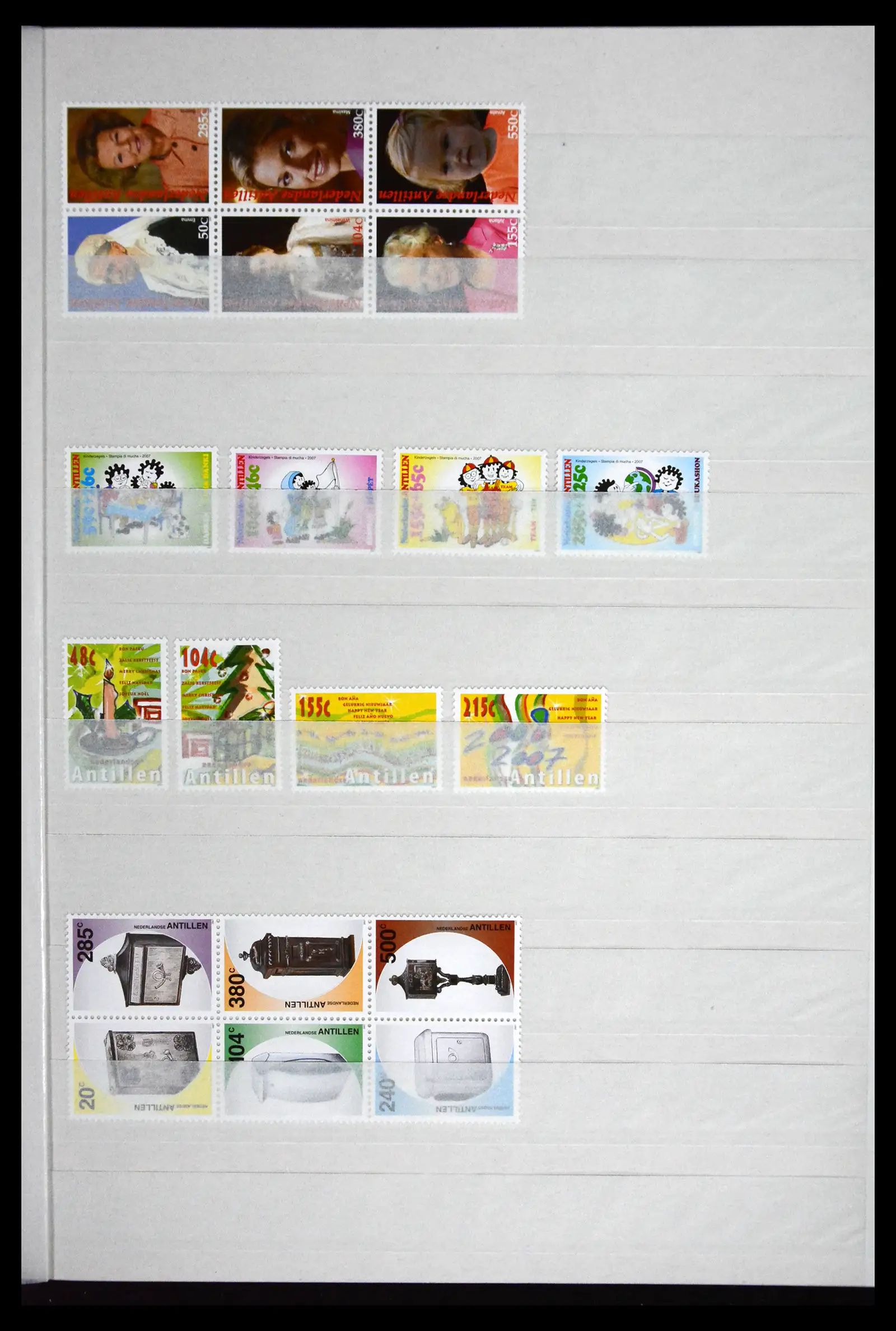 41507 0074 - Postzegelverzameling 41507 Nederlandse Antillen / Curaçao 2000-2017.