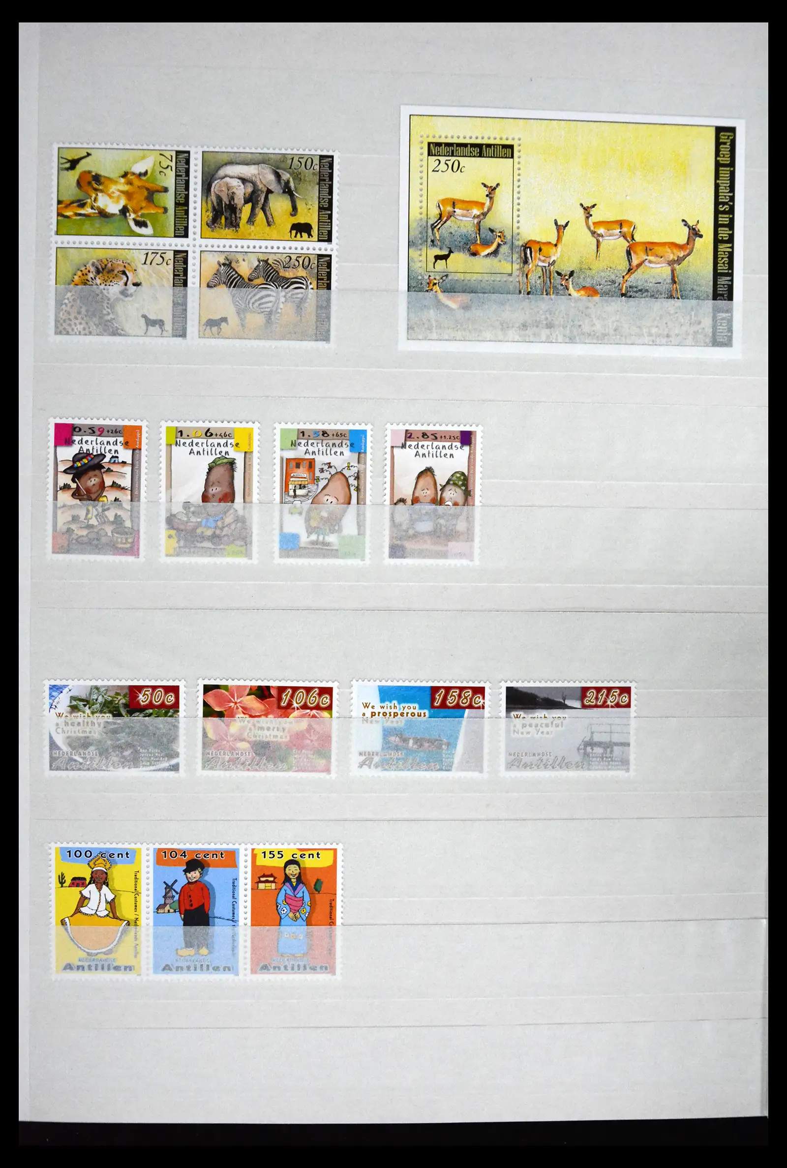 41507 0079 - Postzegelverzameling 41507 Nederlandse Antillen / Curaçao 2000-2017.
