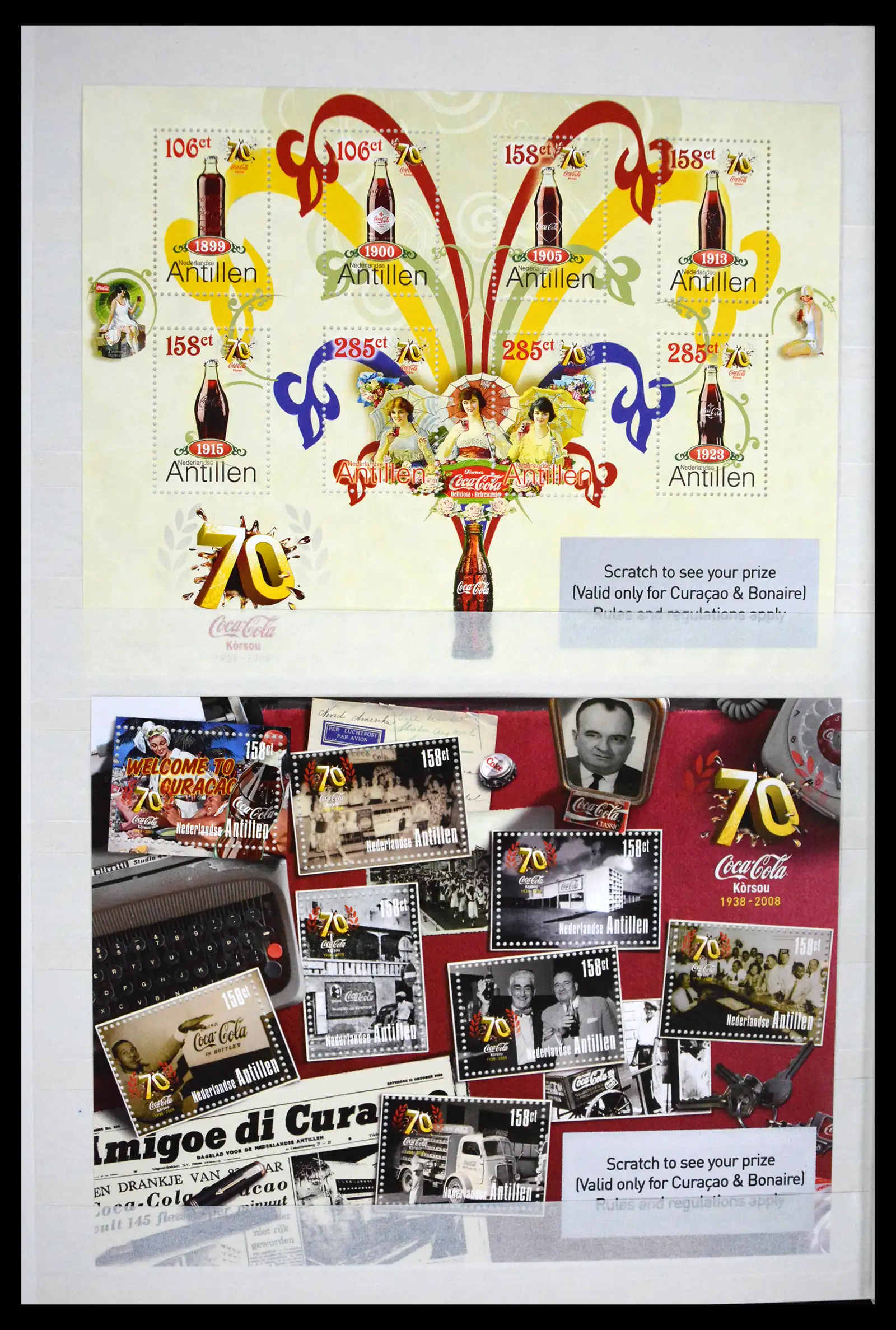 41507 0081 - Postzegelverzameling 41507 Nederlandse Antillen / Curaçao 2000-2017.