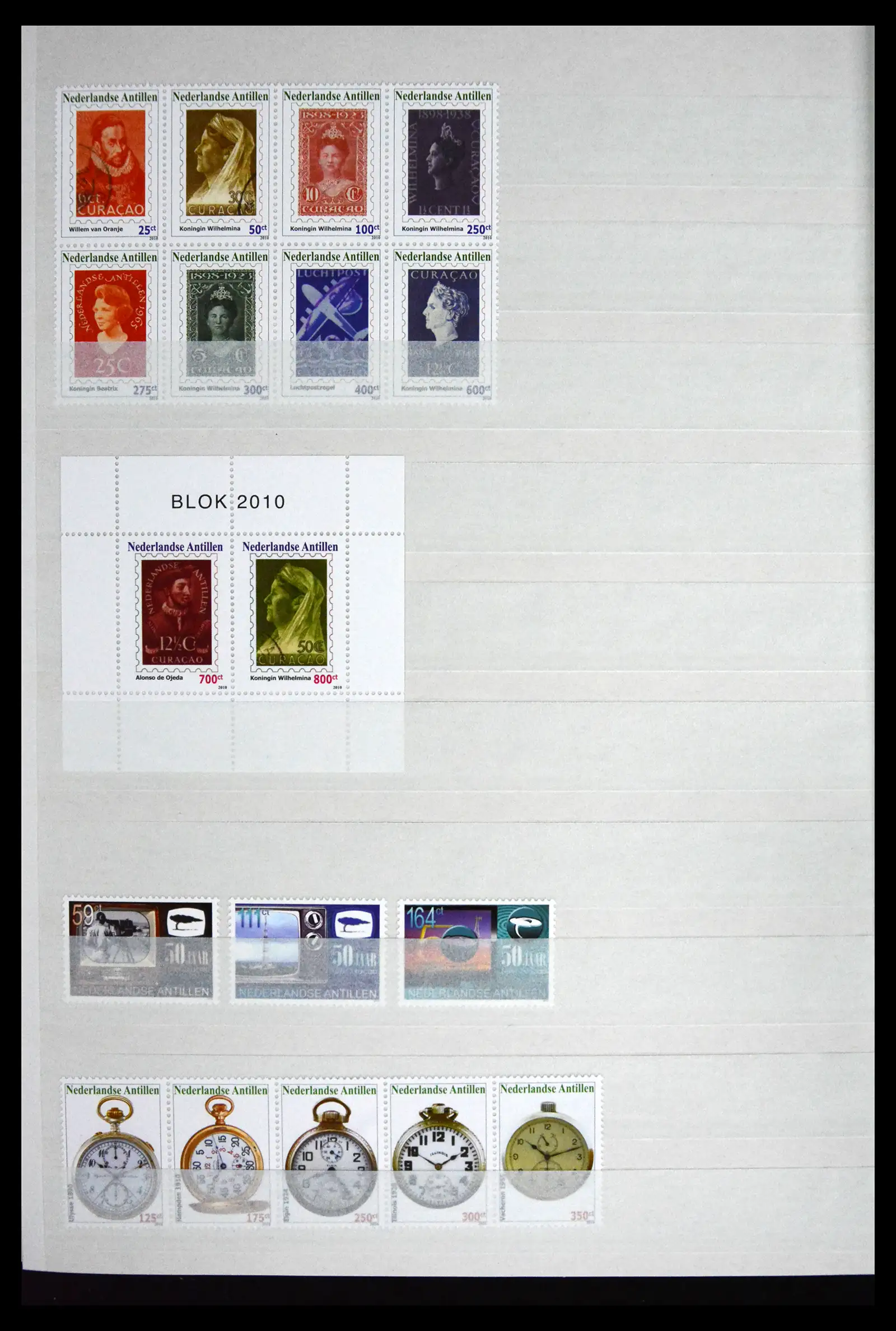 41507 0089 - Postzegelverzameling 41507 Nederlandse Antillen / Curaçao 2000-2017.