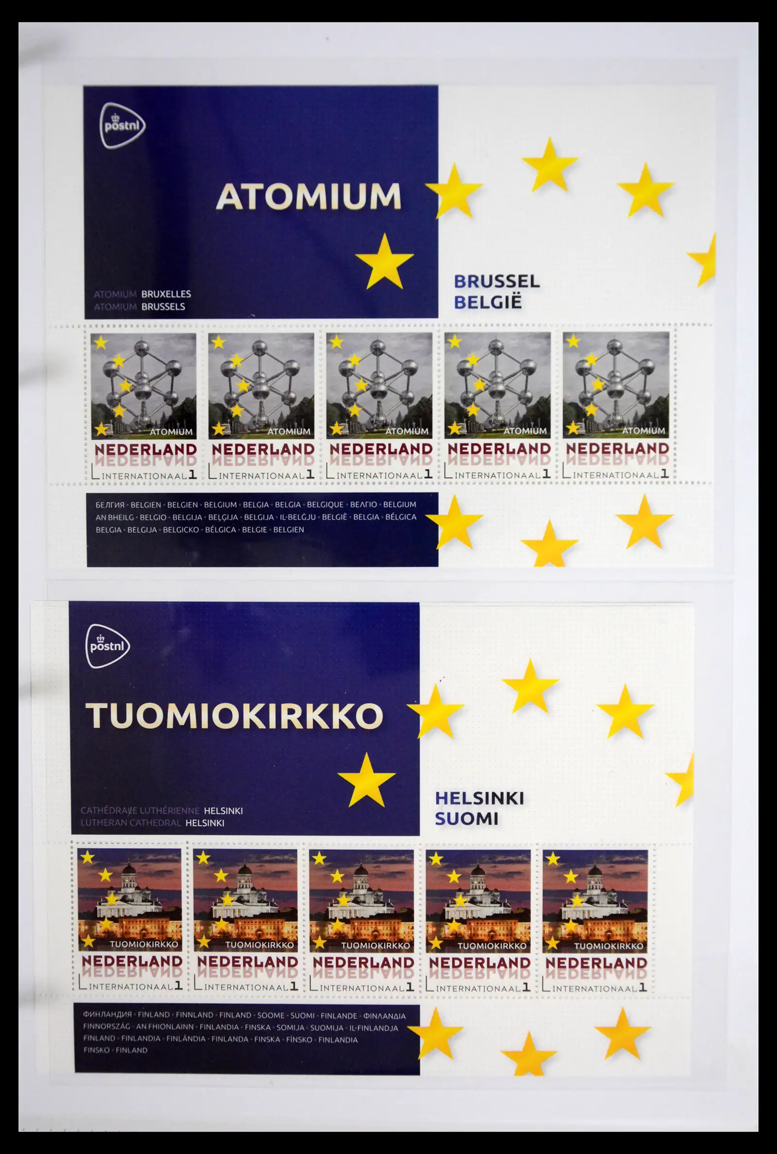 41508 0002 - Stamp collection 41508 Netherlands personalised stamps.