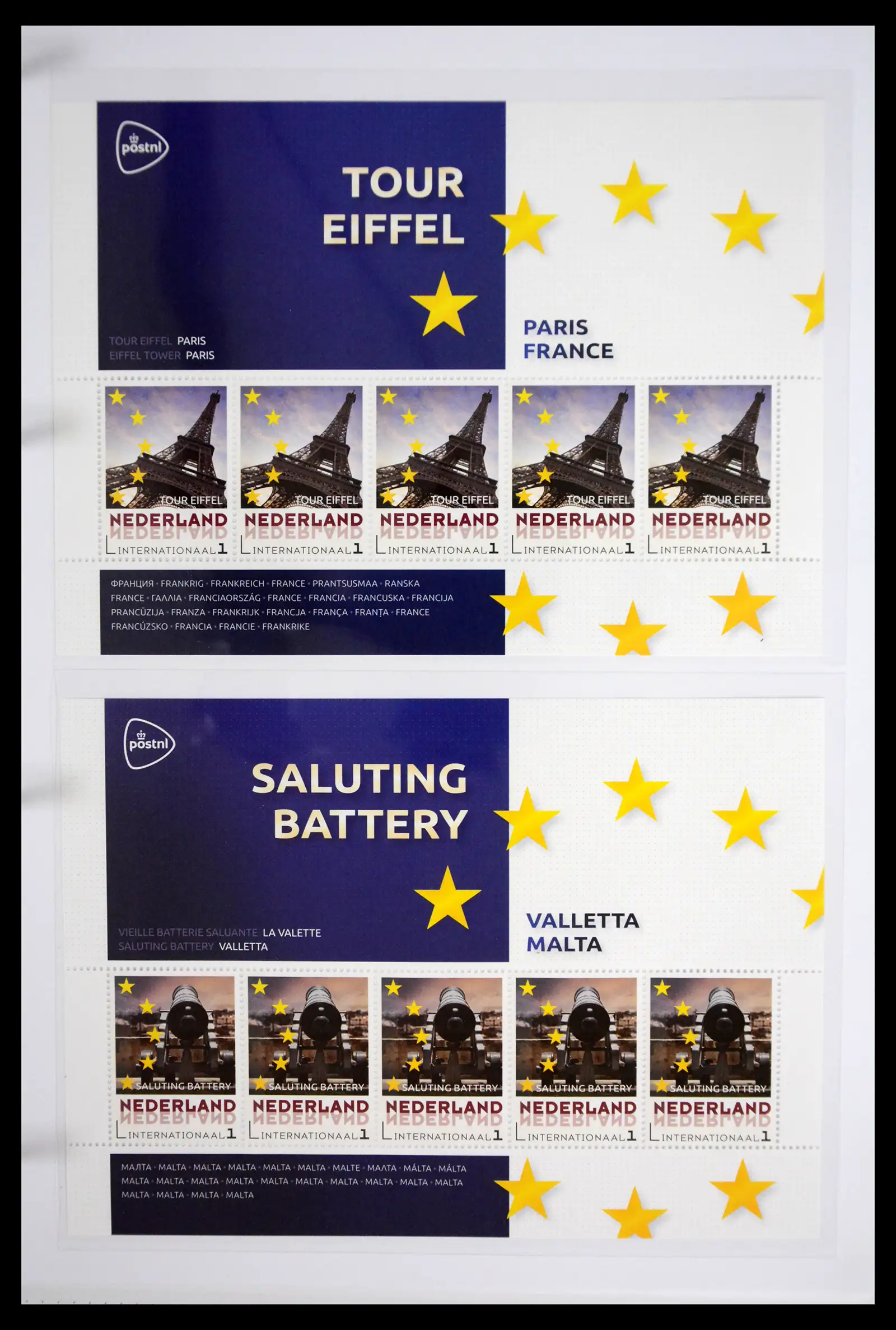 41508 0003 - Stamp collection 41508 Netherlands personalised stamps.