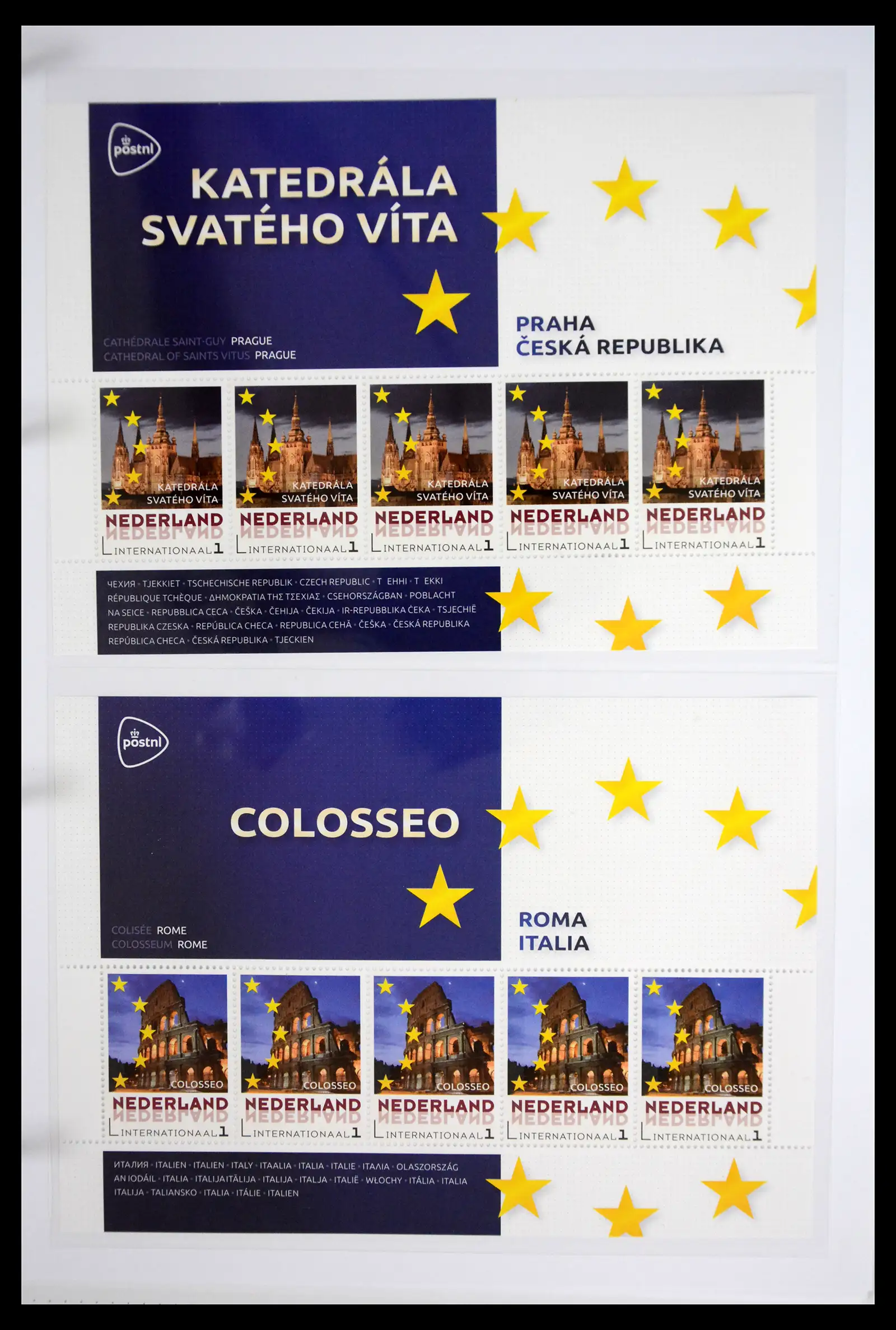 41508 0005 - Stamp collection 41508 Netherlands personalised stamps.