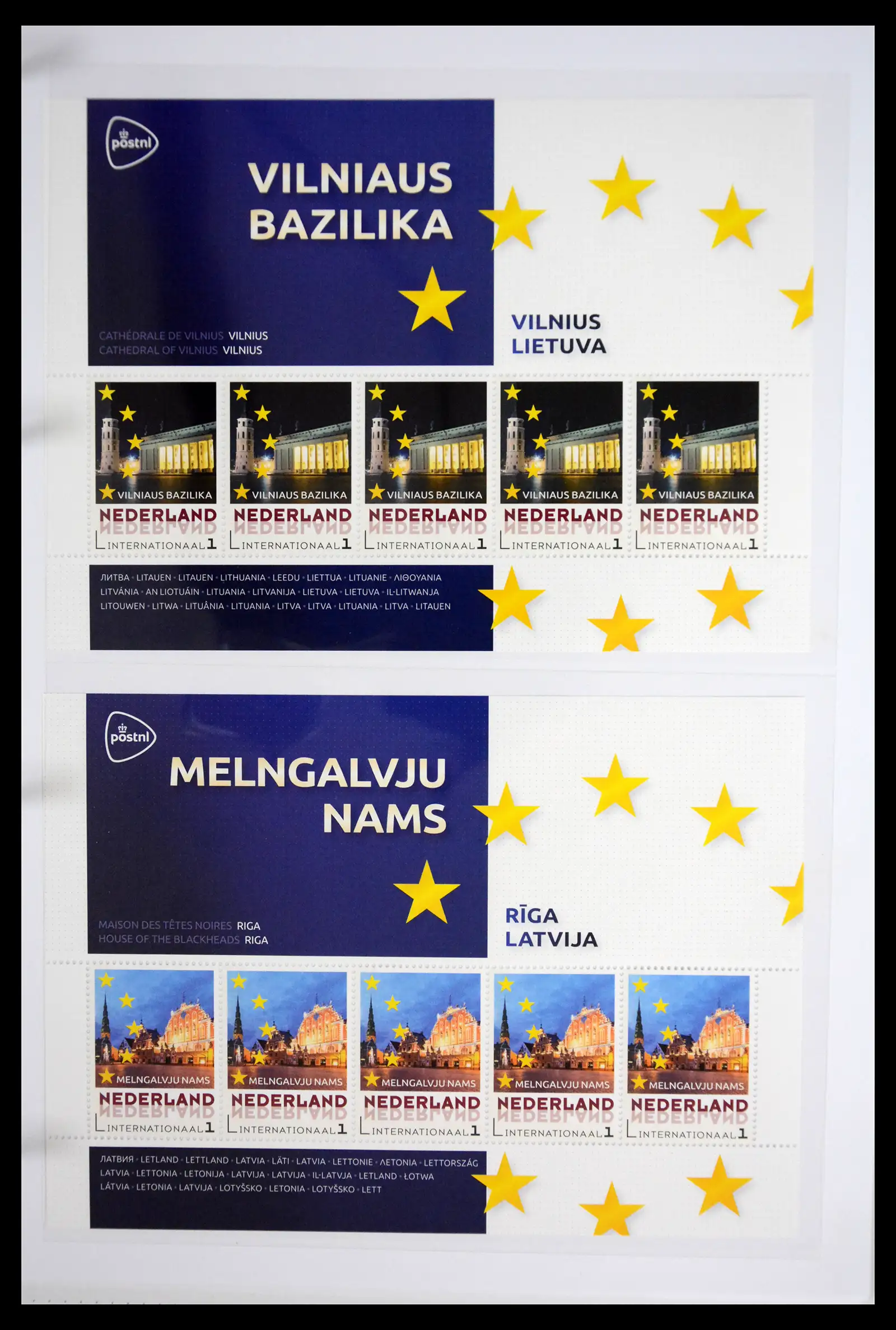 41508 0006 - Stamp collection 41508 Netherlands personalised stamps.