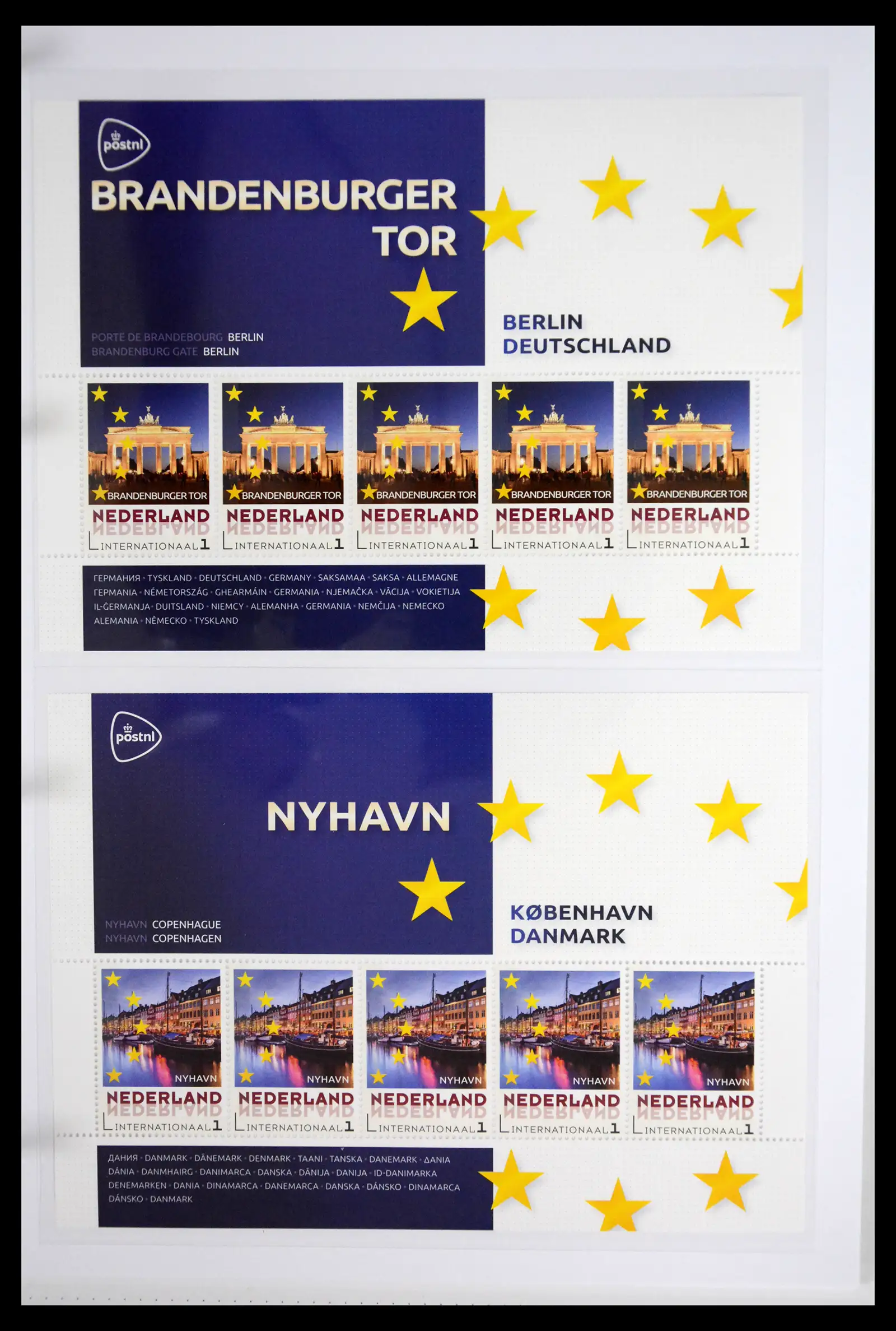 41508 0009 - Stamp collection 41508 Netherlands personalised stamps.