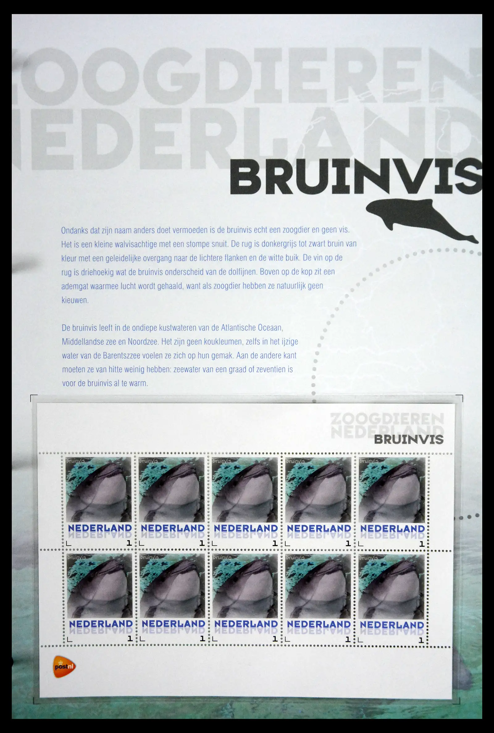 41511 0005 - Stamp collection 41511 Mammals in the Netherlands.