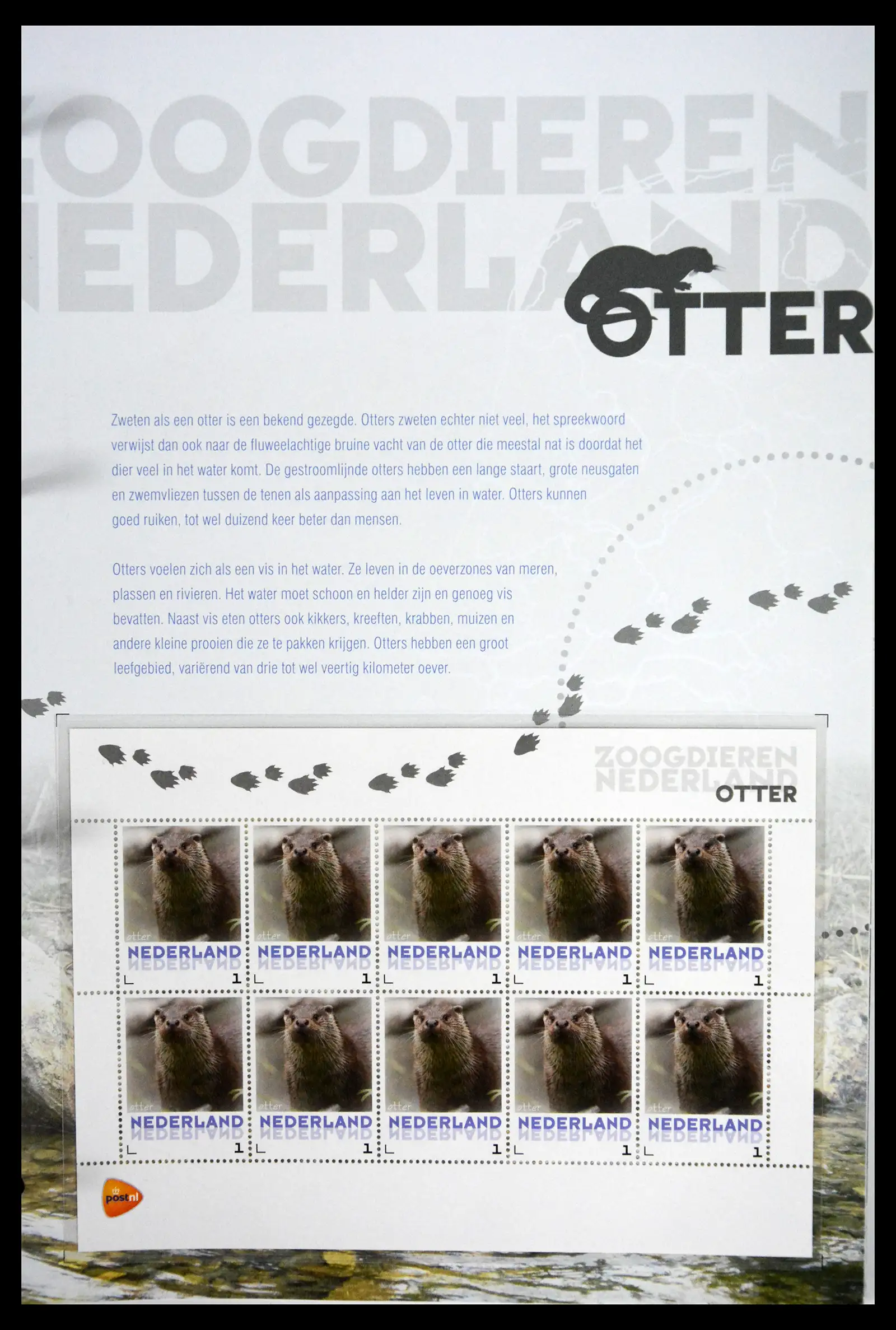 41511 0025 - Stamp collection 41511 Mammals in the Netherlands.