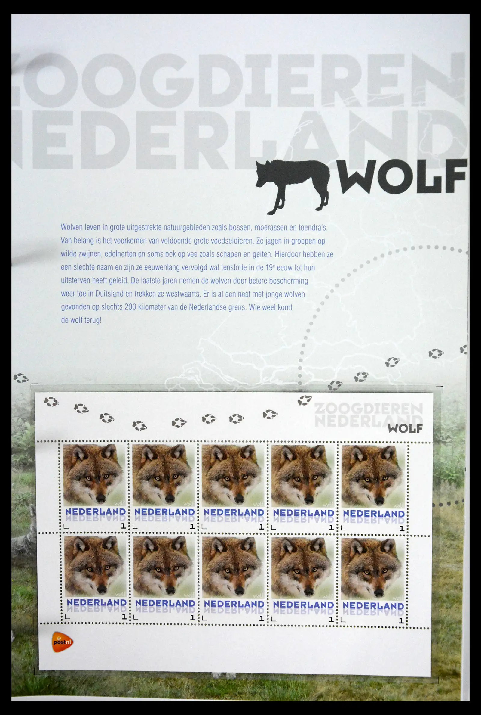 41511 0035 - Stamp collection 41511 Mammals in the Netherlands.