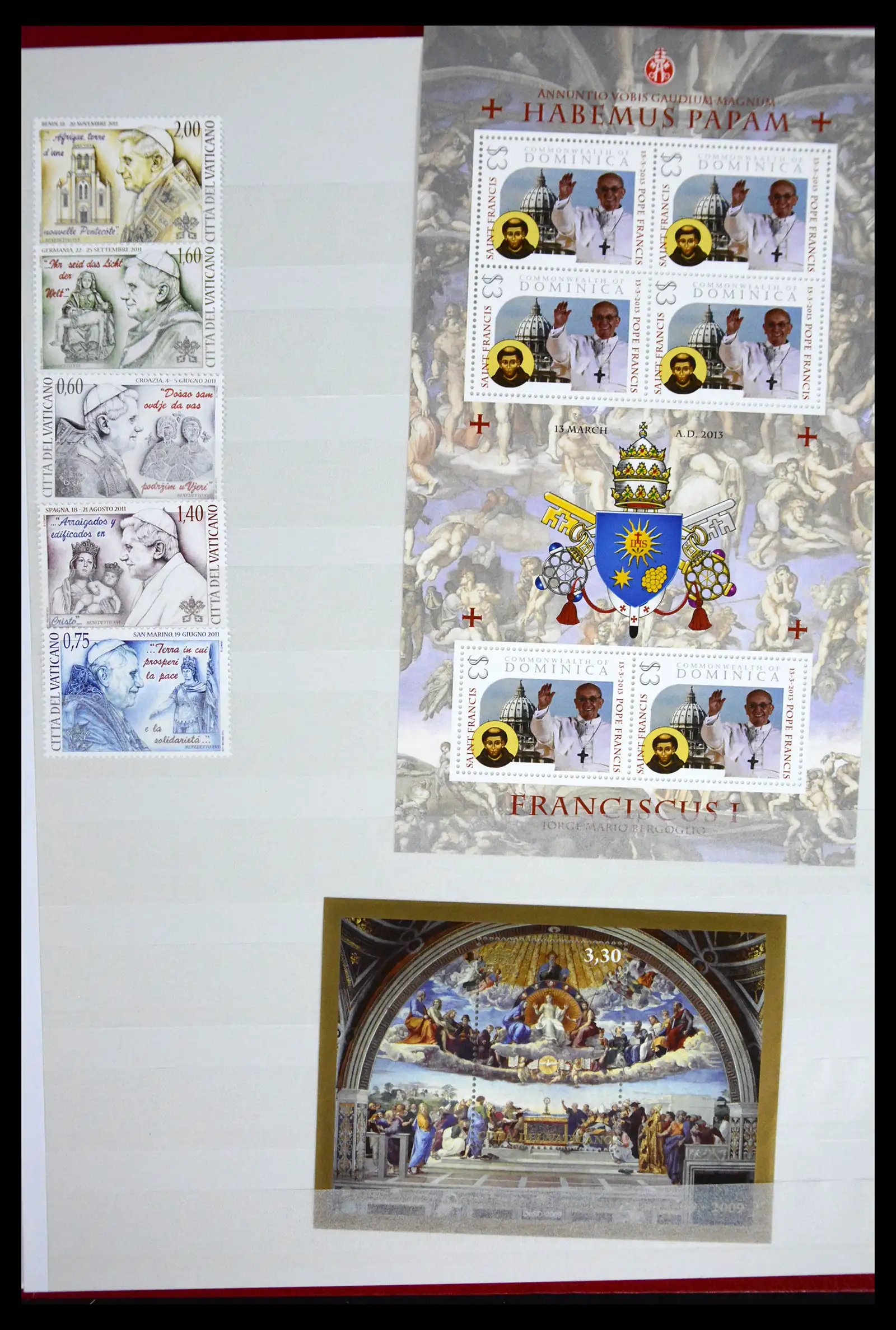 41518 0004 - Stamp collection 41518 Vatican 2010-2025!!!