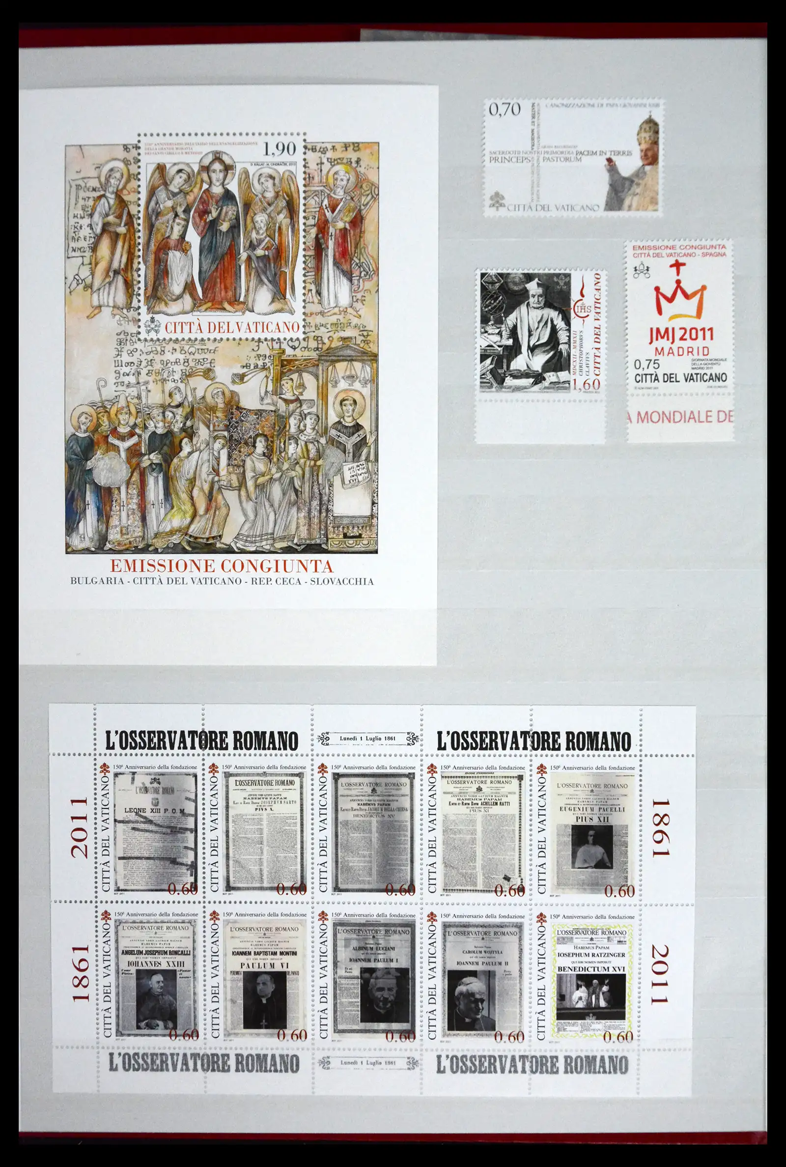 41518 0006 - Stamp collection 41518 Vatican 2010-2025!!!