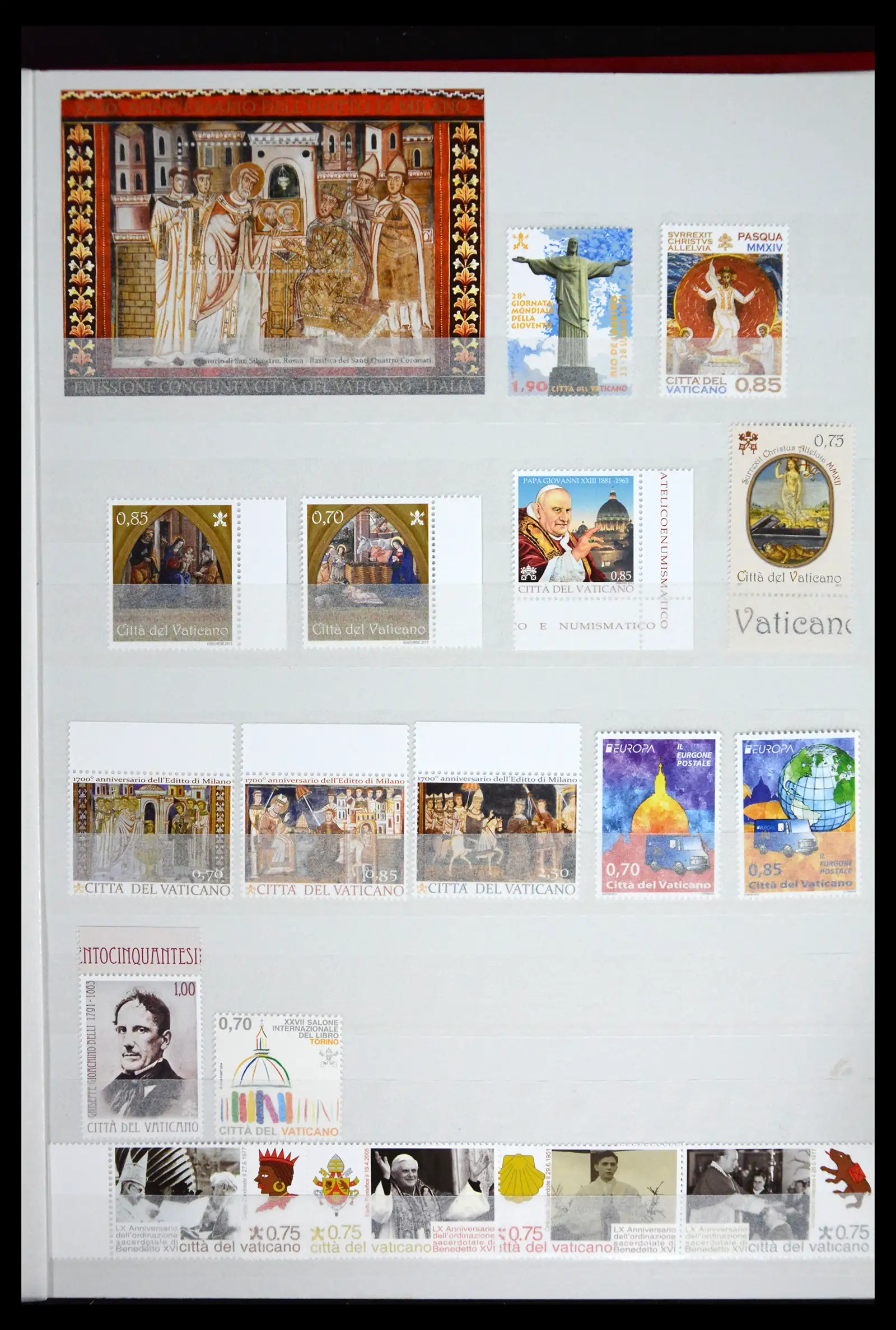 41518 0007 - Stamp collection 41518 Vatican 2010-2025!!!
