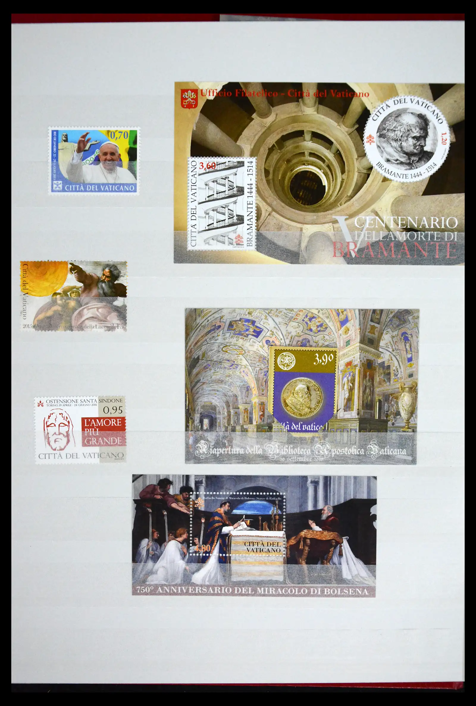 41518 0008 - Stamp collection 41518 Vatican 2010-2025!!!