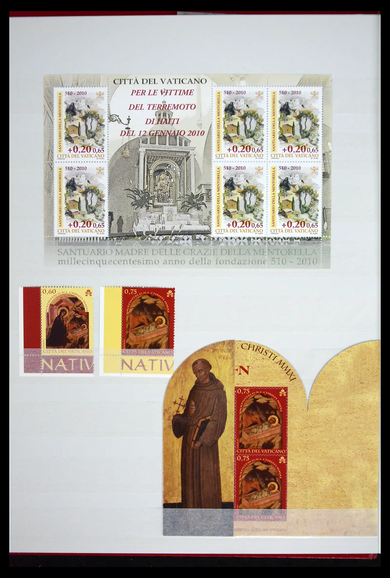 41518 0010 - Stamp collection 41518 Vatican 2010-2025!!!