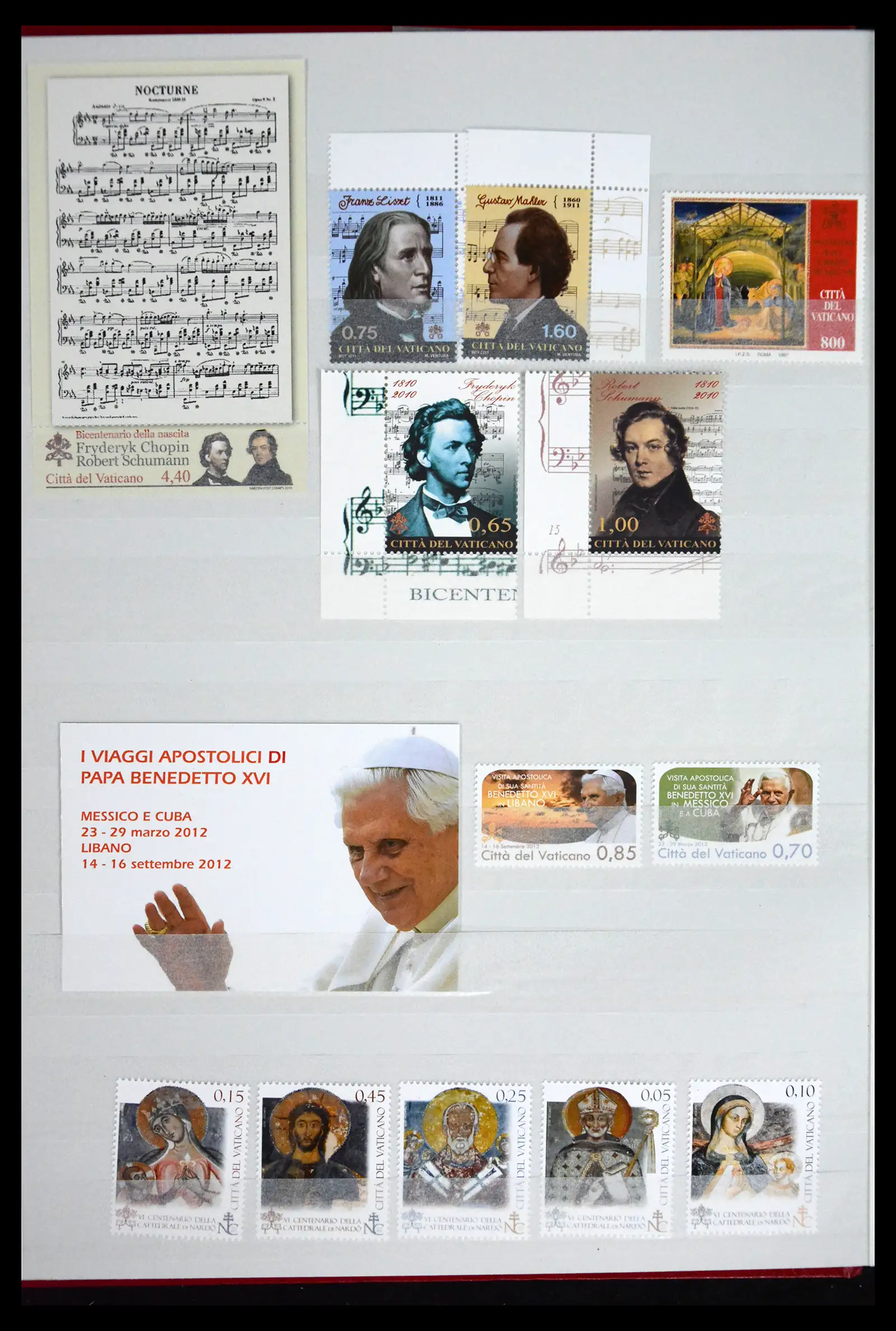41518 0012 - Stamp collection 41518 Vatican 2010-2025!!!
