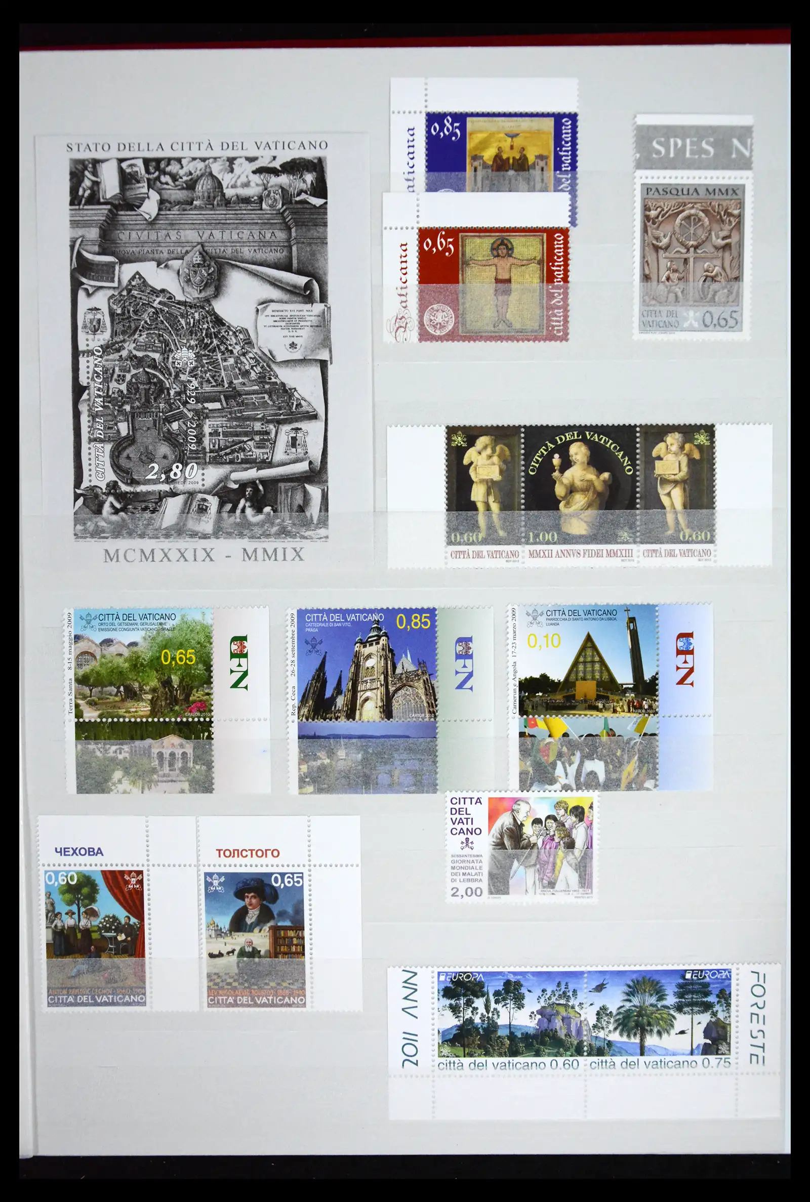 41518 0013 - Stamp collection 41518 Vatican 2010-2025!!!