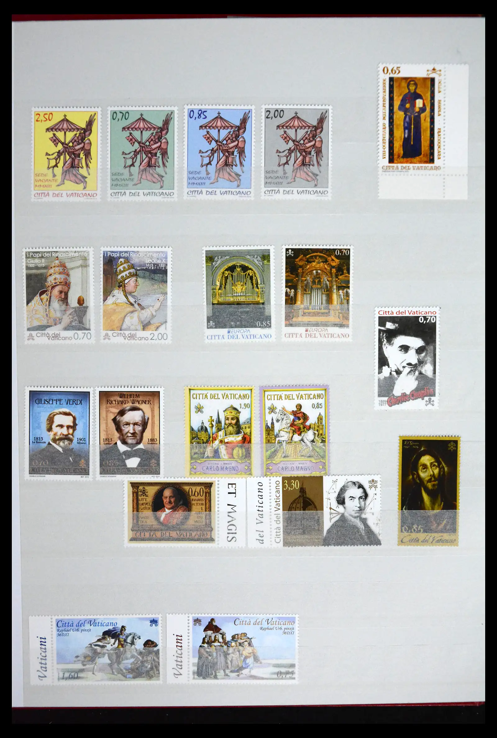 41518 0014 - Stamp collection 41518 Vatican 2010-2025!!!