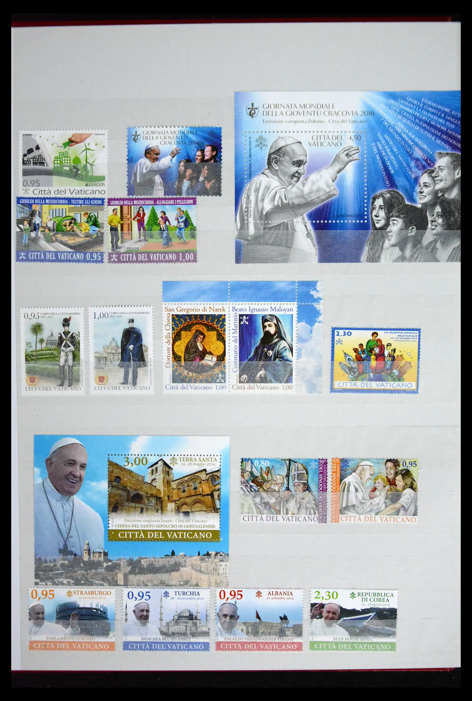 41518 0016 - Stamp collection 41518 Vatican 2010-2025!!!