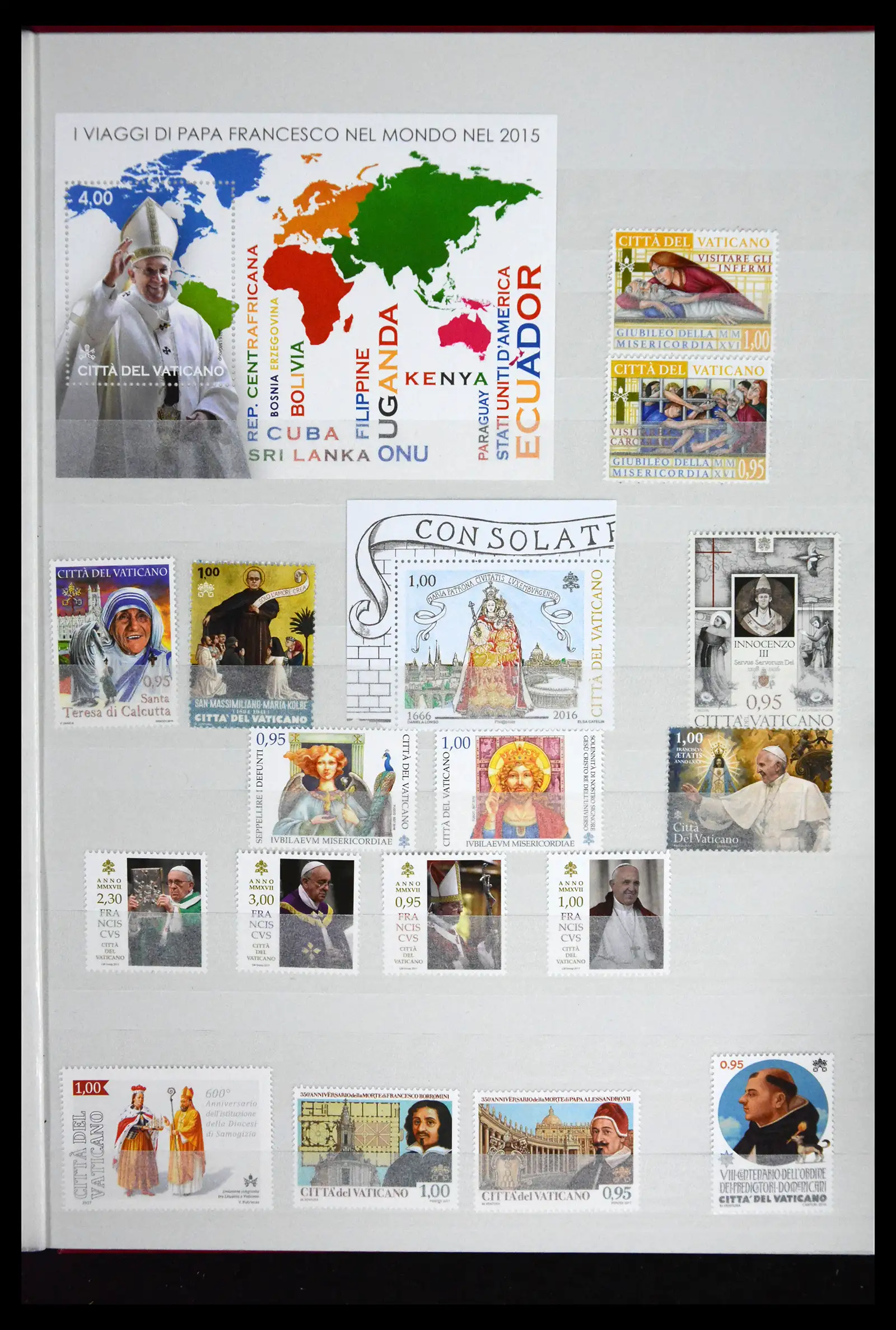 41518 0017 - Stamp collection 41518 Vatican 2010-2025!!!