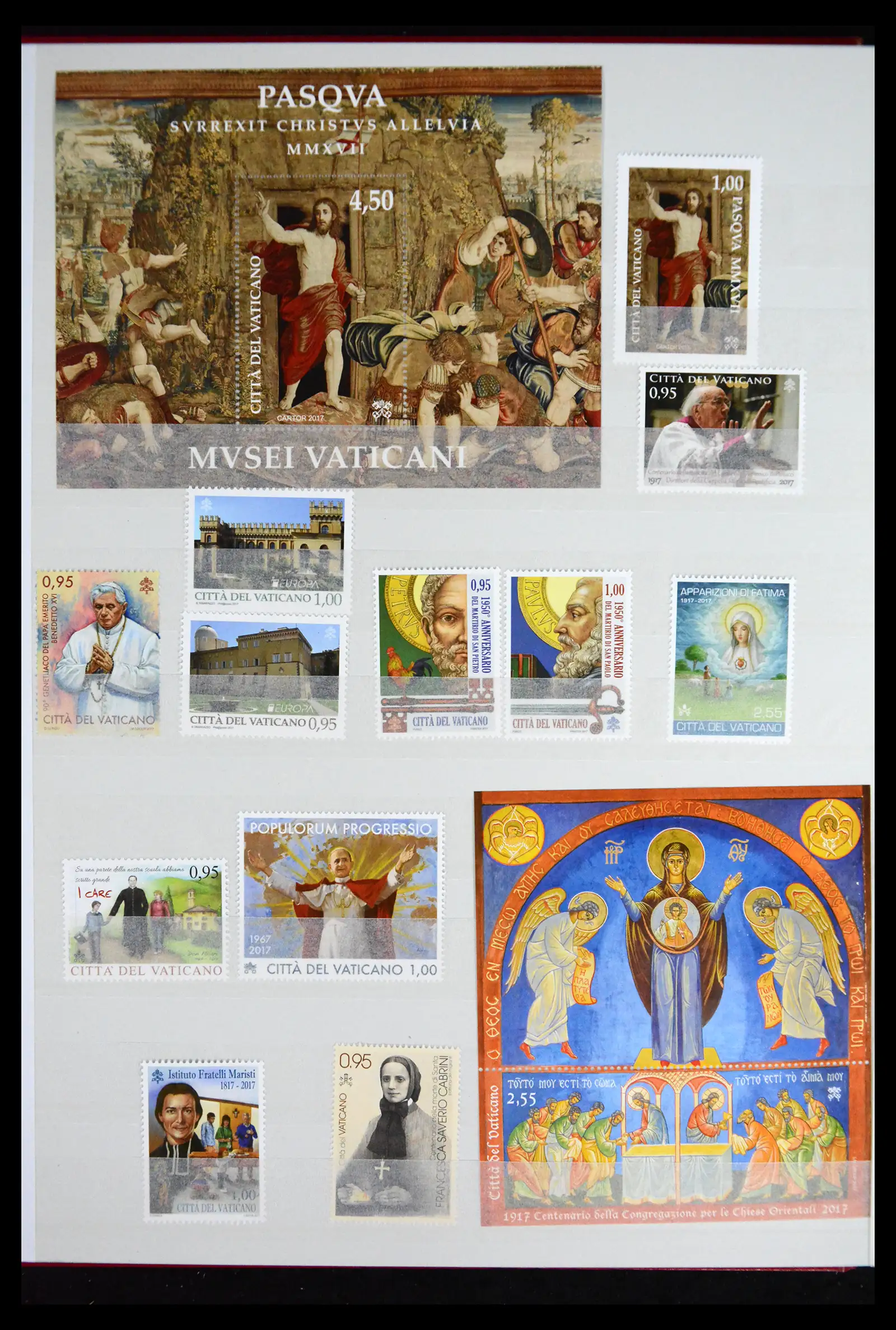 41518 0018 - Stamp collection 41518 Vatican 2010-2025!!!