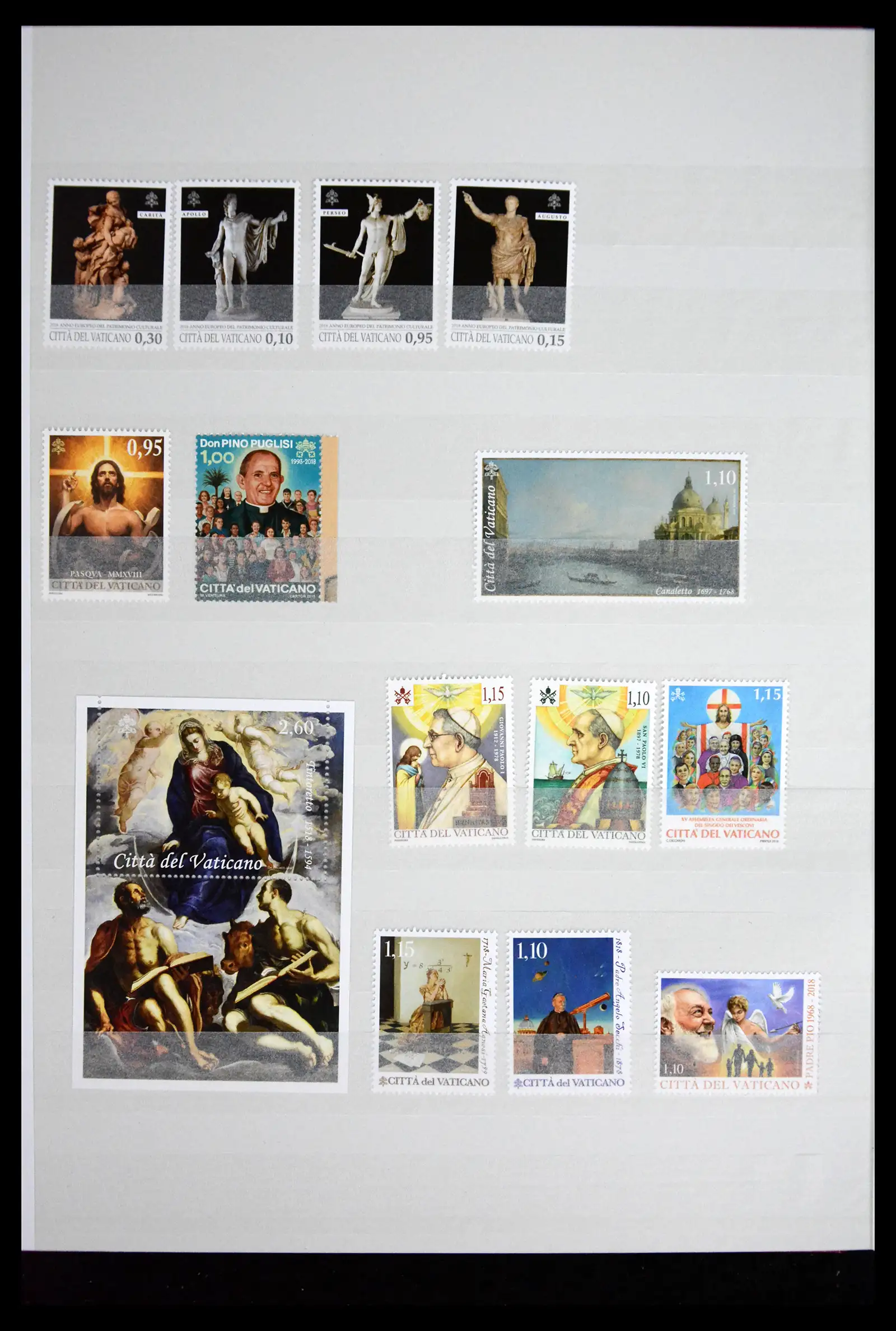 41518 0020 - Stamp collection 41518 Vatican 2010-2025!!!