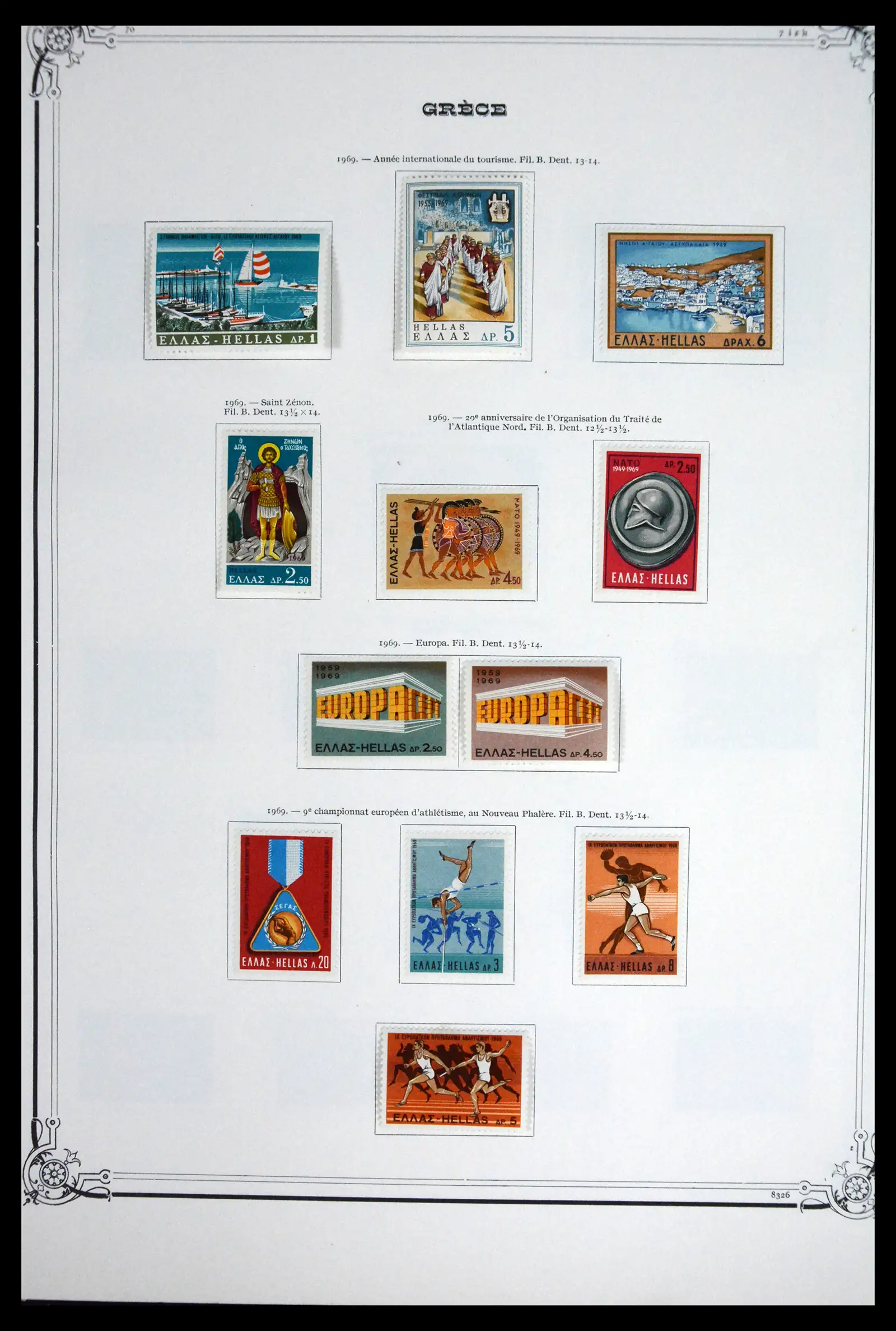 41520 0045 - Stamp collection 41520 Greece 1861-1972.