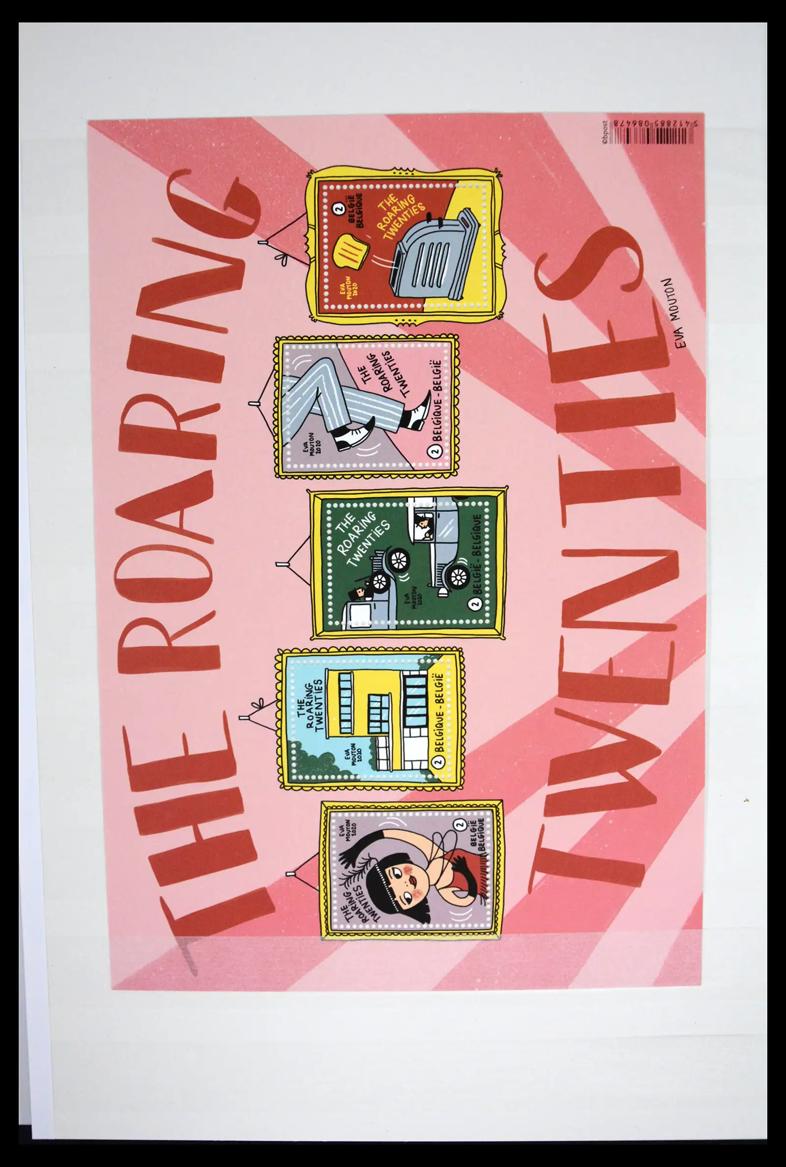 41522 0023 - Postzegelverzameling 41522 België nieuwtjes 2019-2021!!