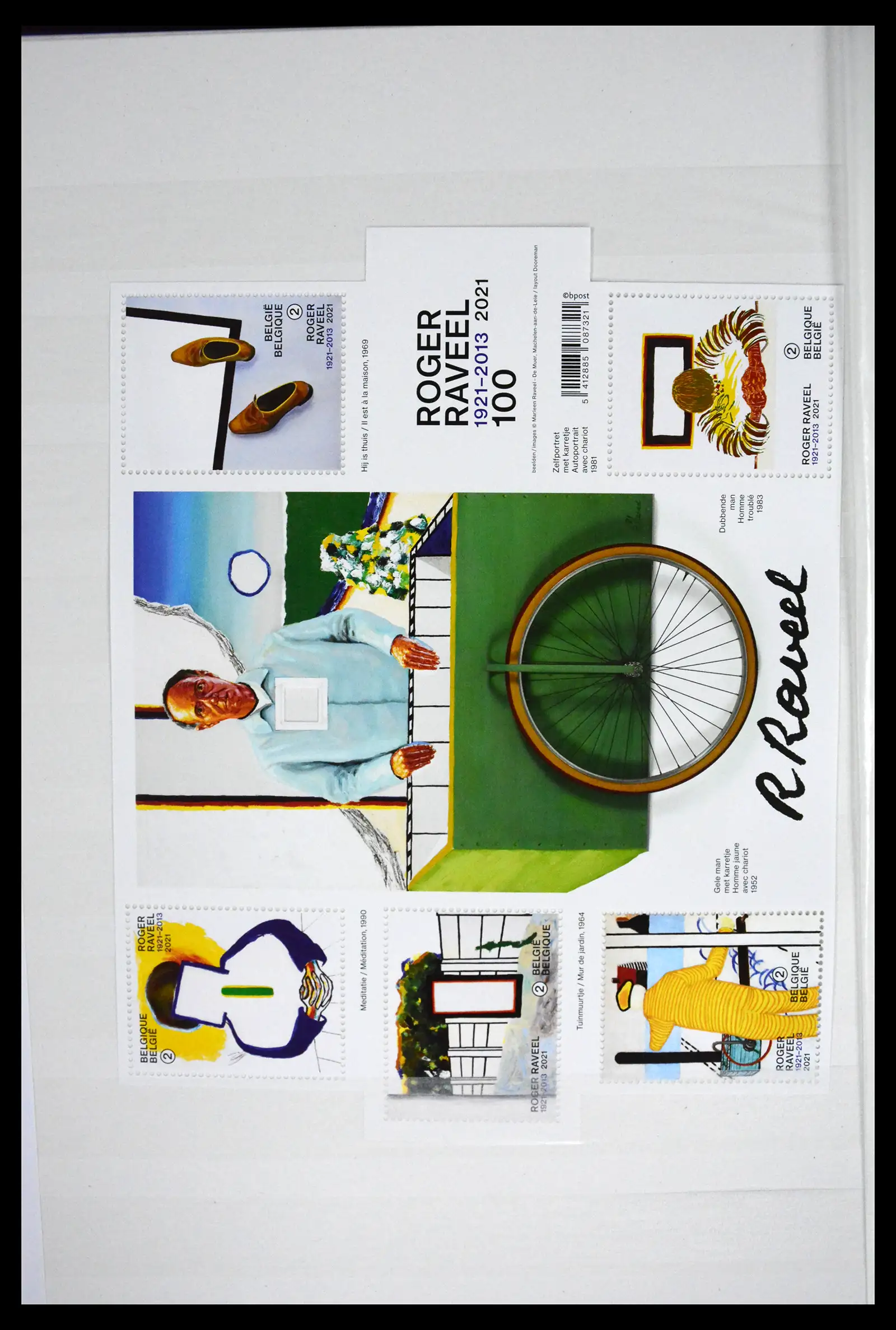 41522 0027 - Postzegelverzameling 41522 België nieuwtjes 2019-2021!!