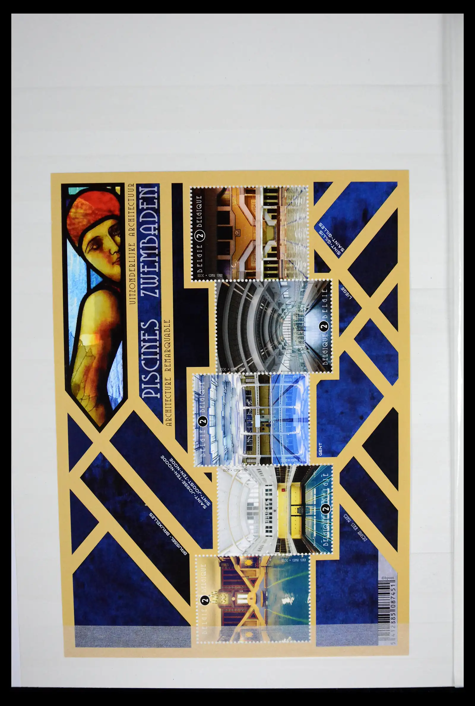 41522 0037 - Postzegelverzameling 41522 België nieuwtjes 2019-2021!!