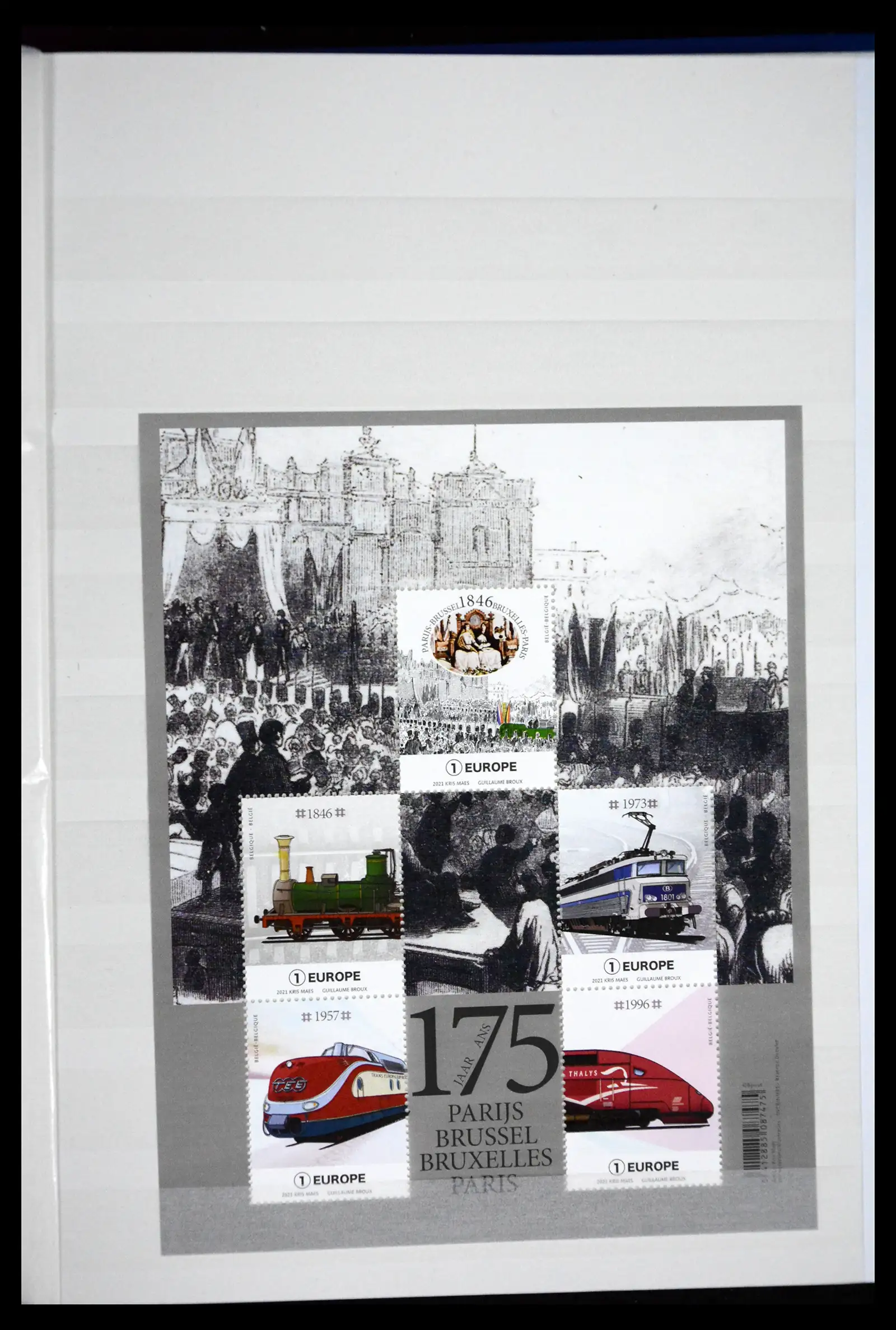 41522 0040 - Postzegelverzameling 41522 België nieuwtjes 2019-2021!!