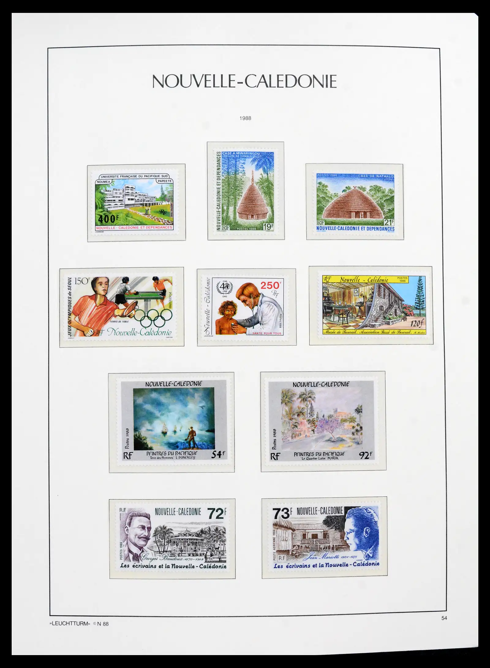 41532 0023 - Stamp collection 41532 Nouvelle Caledonia 1980-1999.