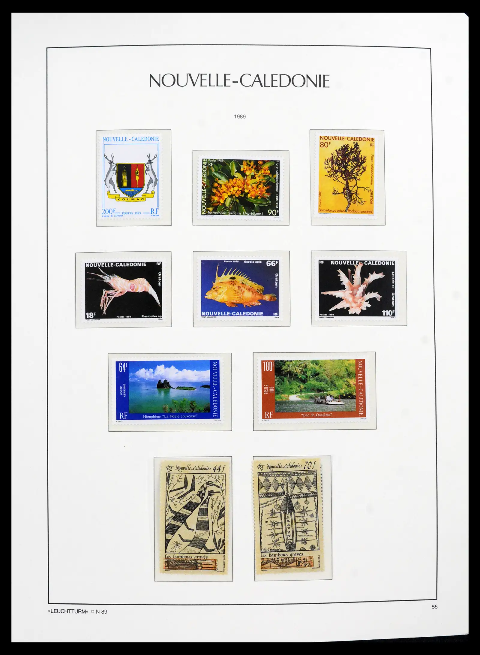 41532 0024 - Stamp collection 41532 Nouvelle Caledonia 1980-1999.