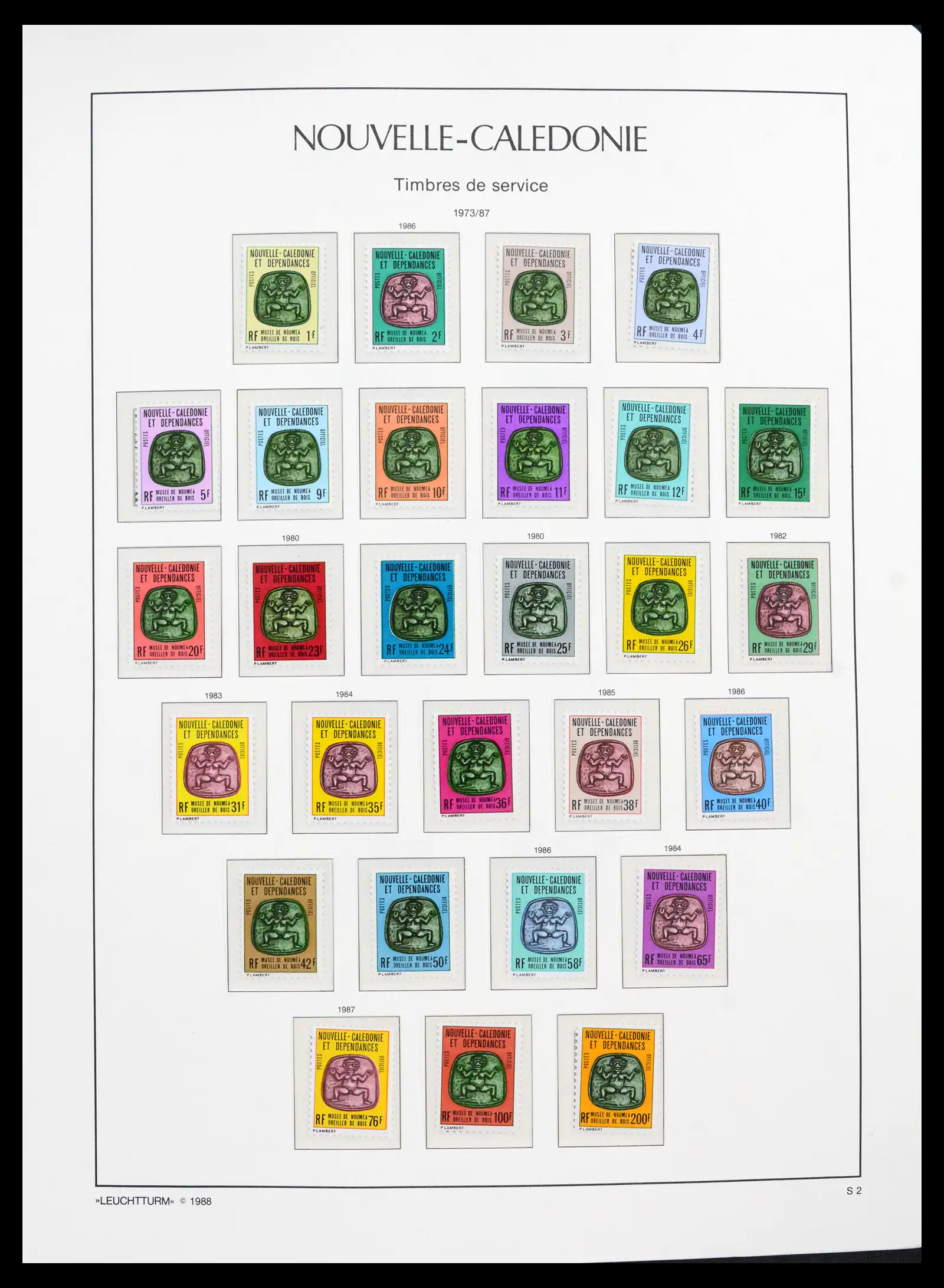 41532 0027 - Stamp collection 41532 Nouvelle Caledonia 1980-1999.